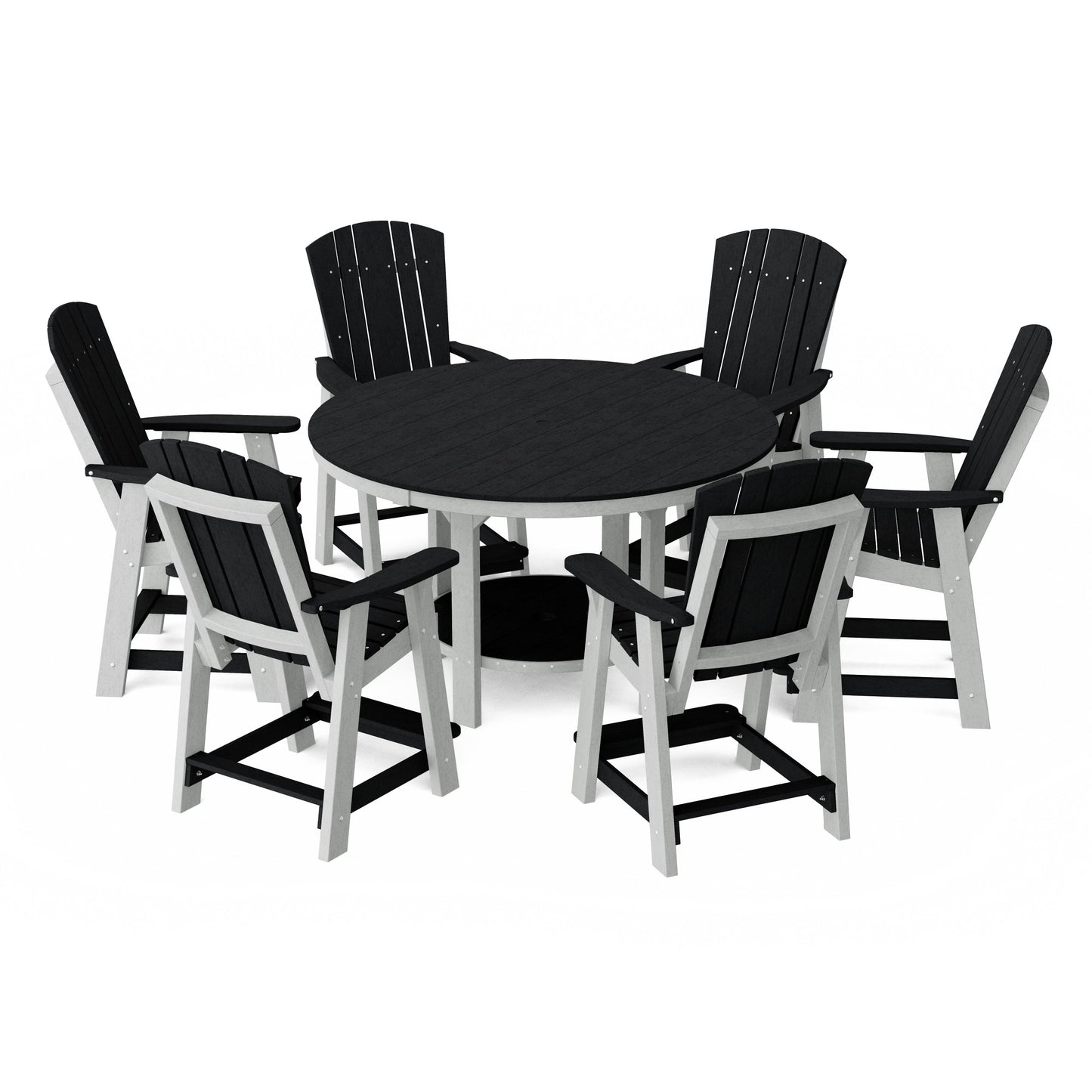 Heritage 7-Piece Round Counter Height Dining Set