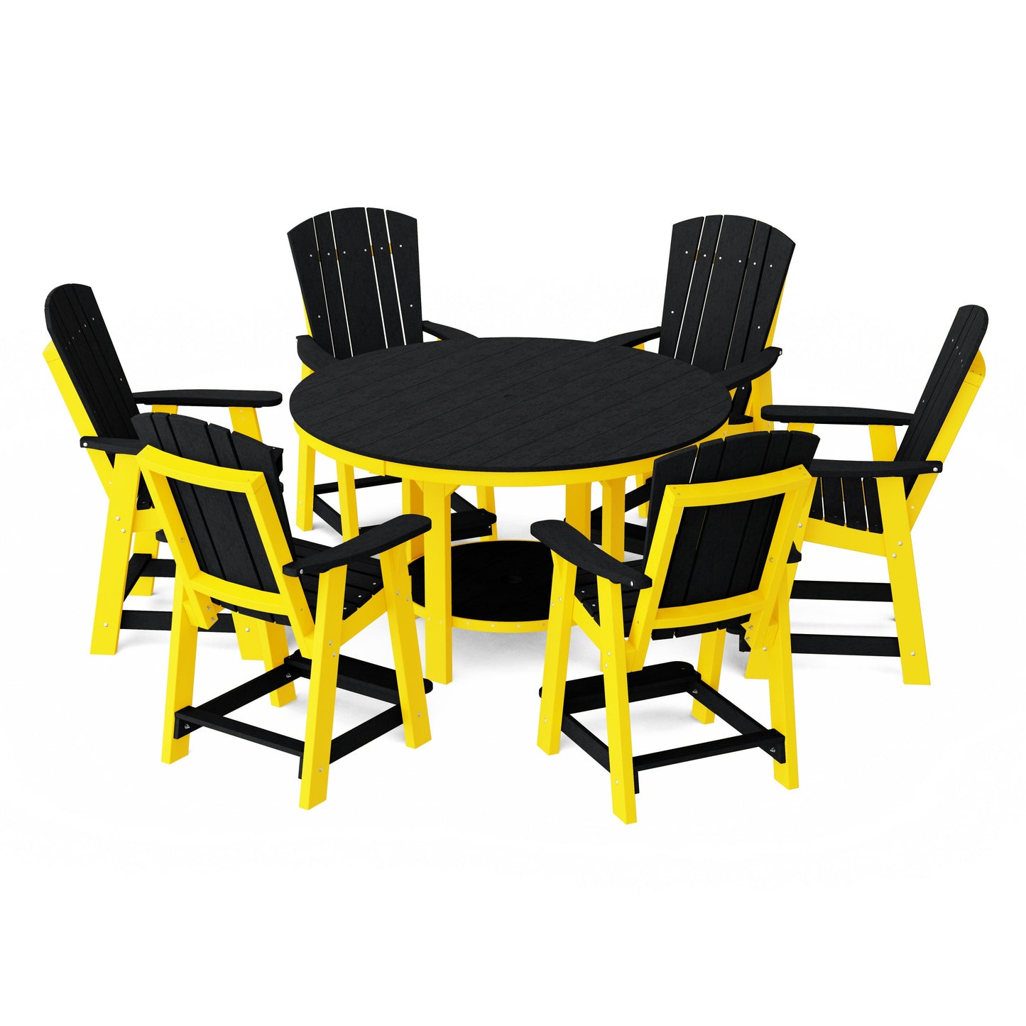 Heritage 7-Piece Round Counter Height Dining Set