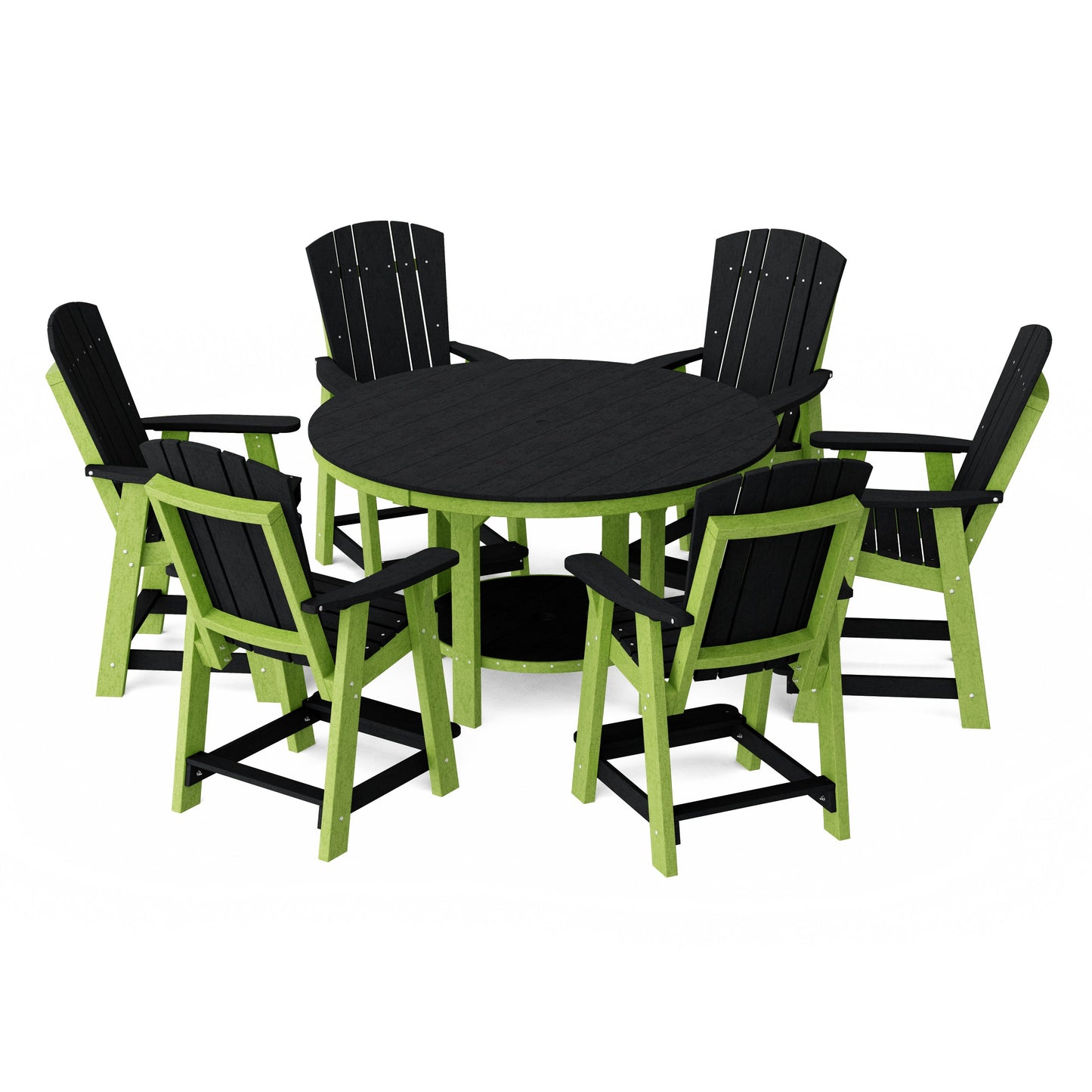 Heritage 7-Piece Round Counter Height Dining Set