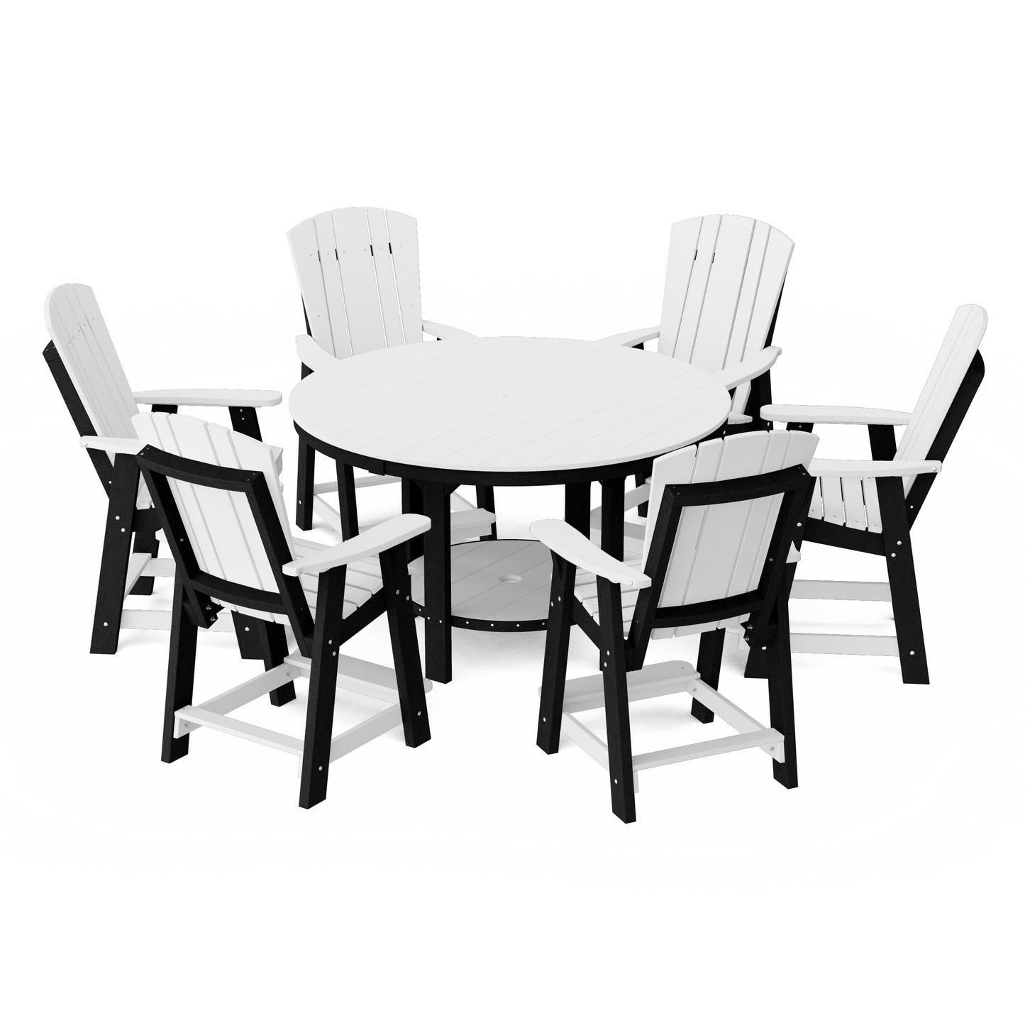 Heritage 7-Piece Round Counter Height Dining Set