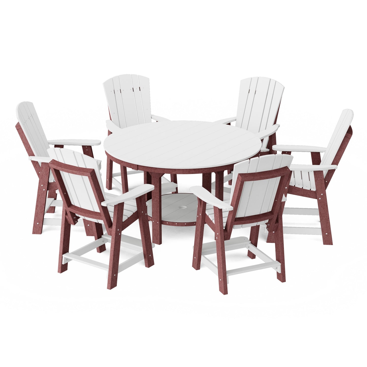 Heritage 7-Piece Round Counter Height Dining Set