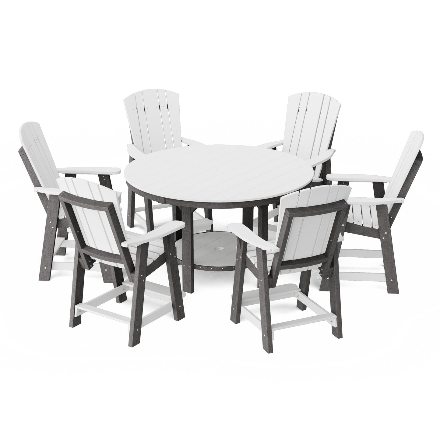 Heritage 7-Piece Round Counter Height Dining Set