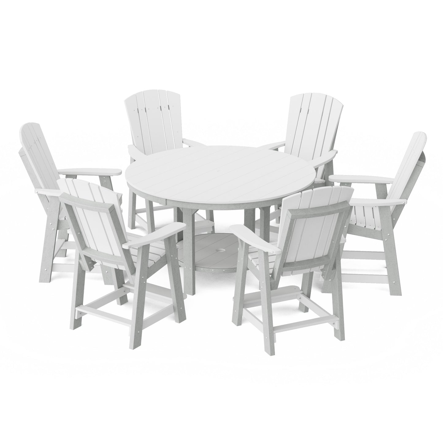 Heritage 7-Piece Round Counter Height Dining Set