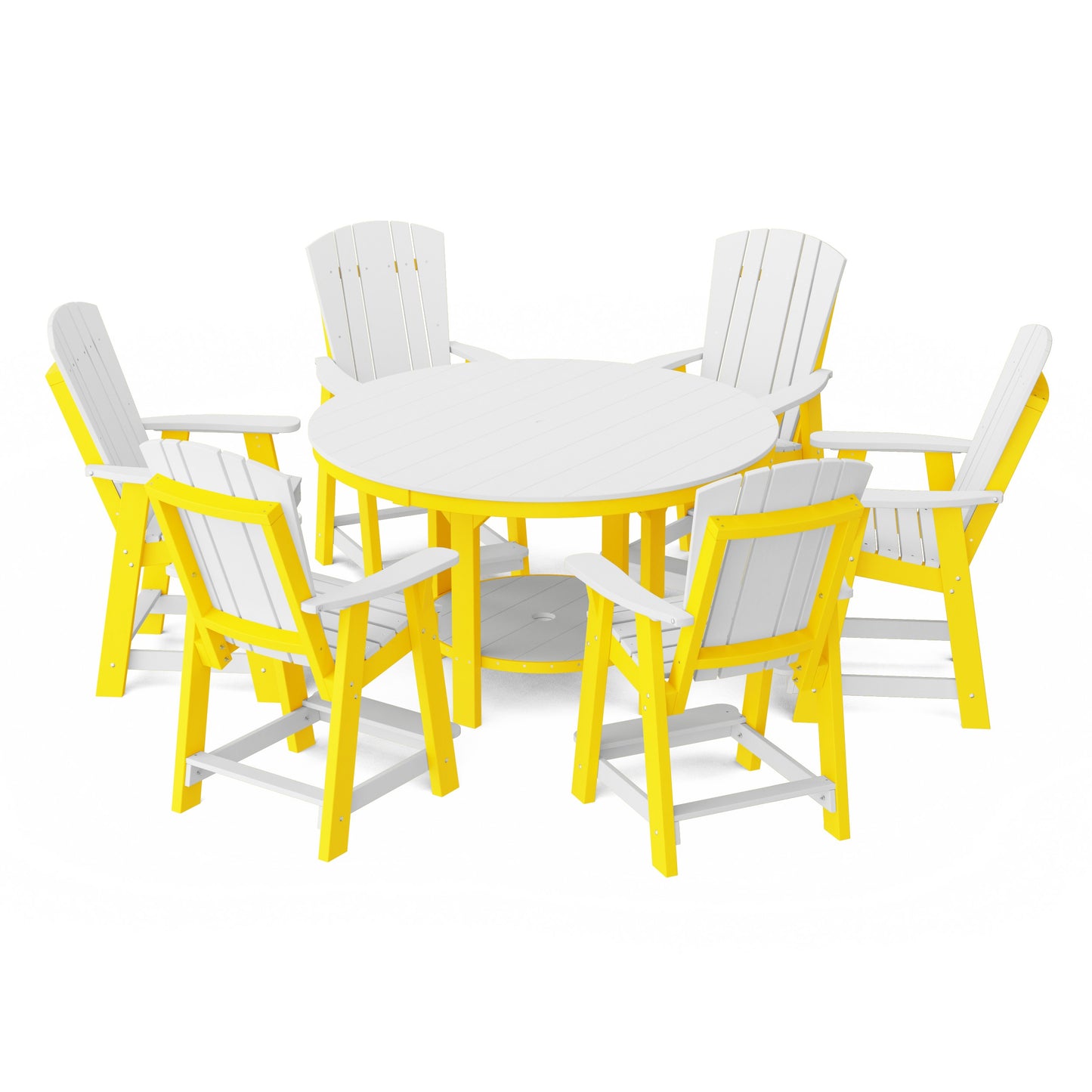 Heritage 7-Piece Round Counter Height Dining Set