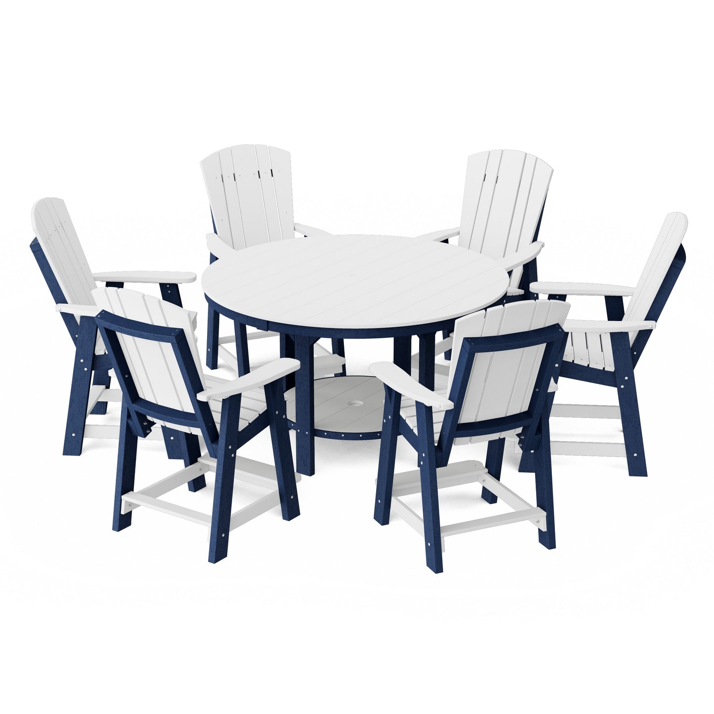 Heritage 7-Piece Round Counter Height Dining Set
