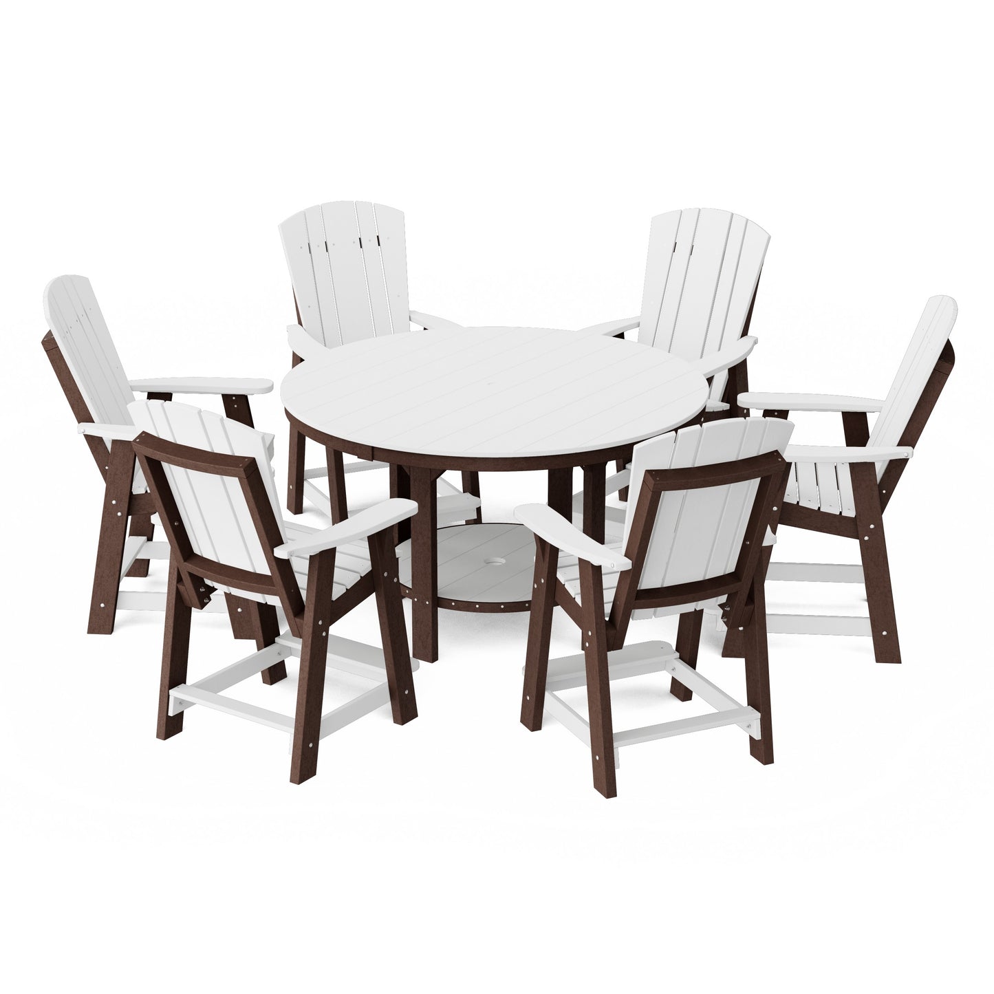 Heritage 7-Piece Round Counter Height Dining Set