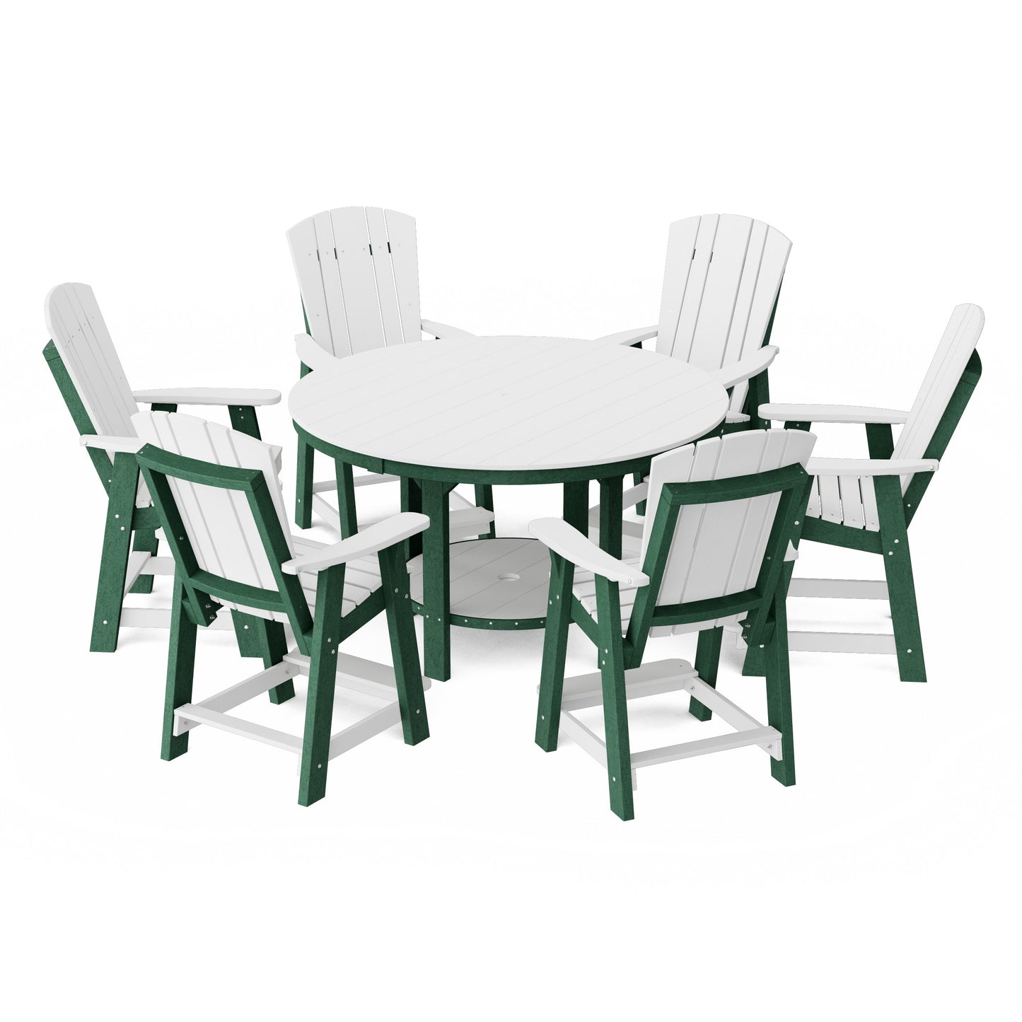 Heritage 7-Piece Round Counter Height Dining Set