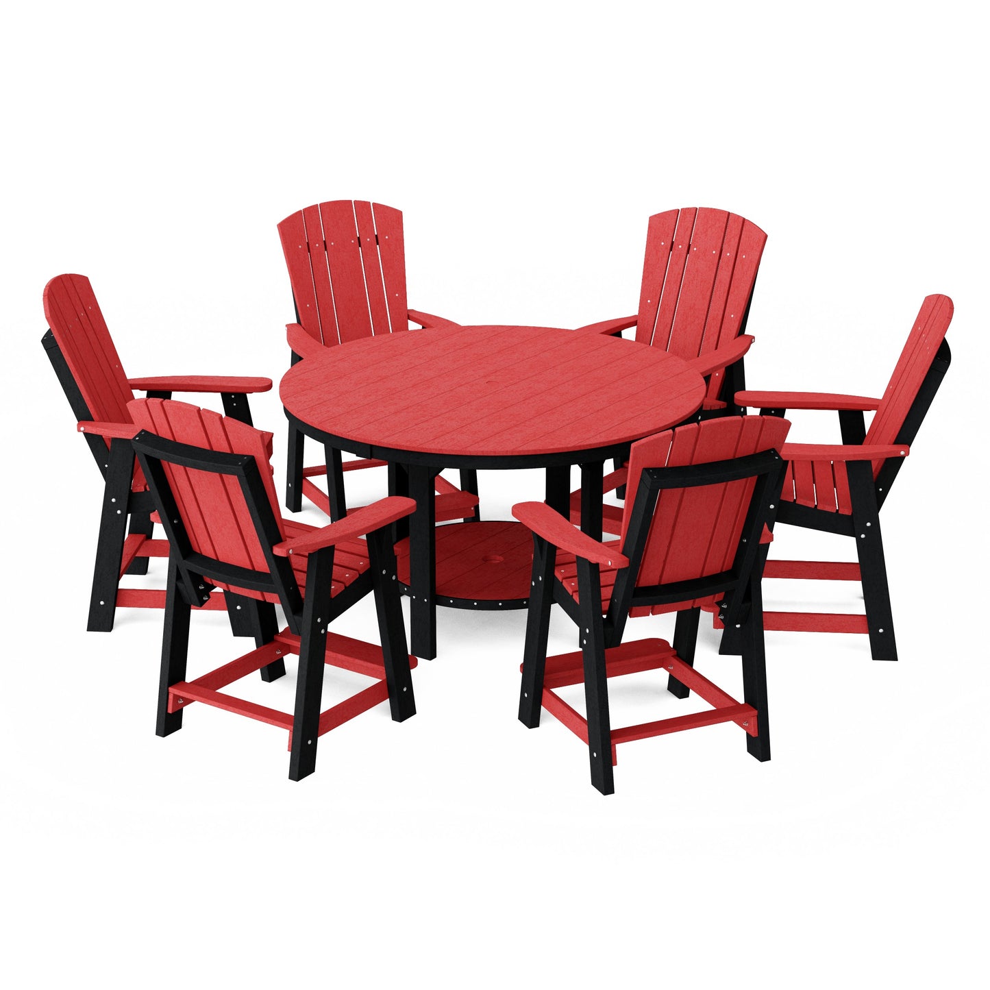 Heritage 7-Piece Round Counter Height Dining Set