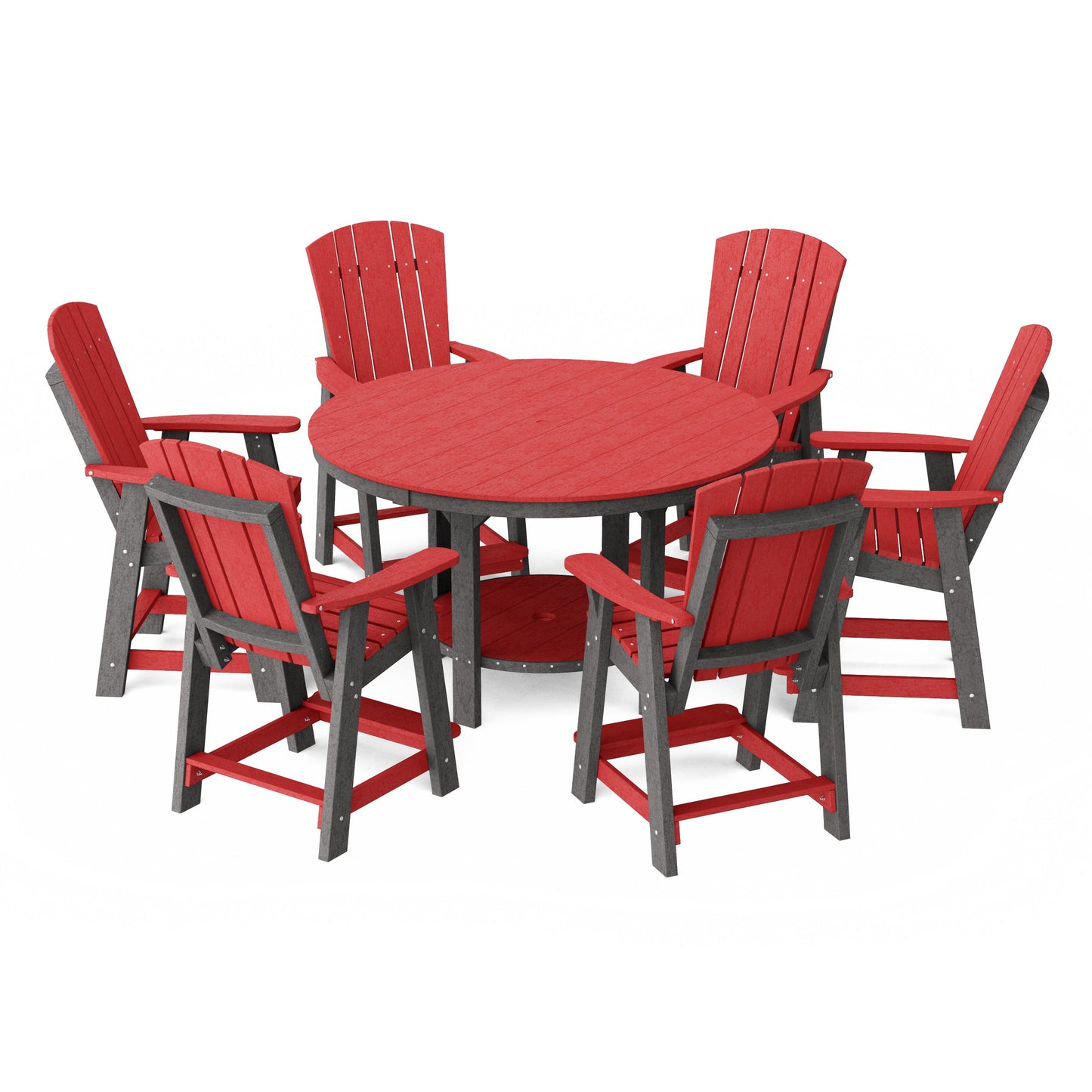 Heritage 7-Piece Round Counter Height Dining Set