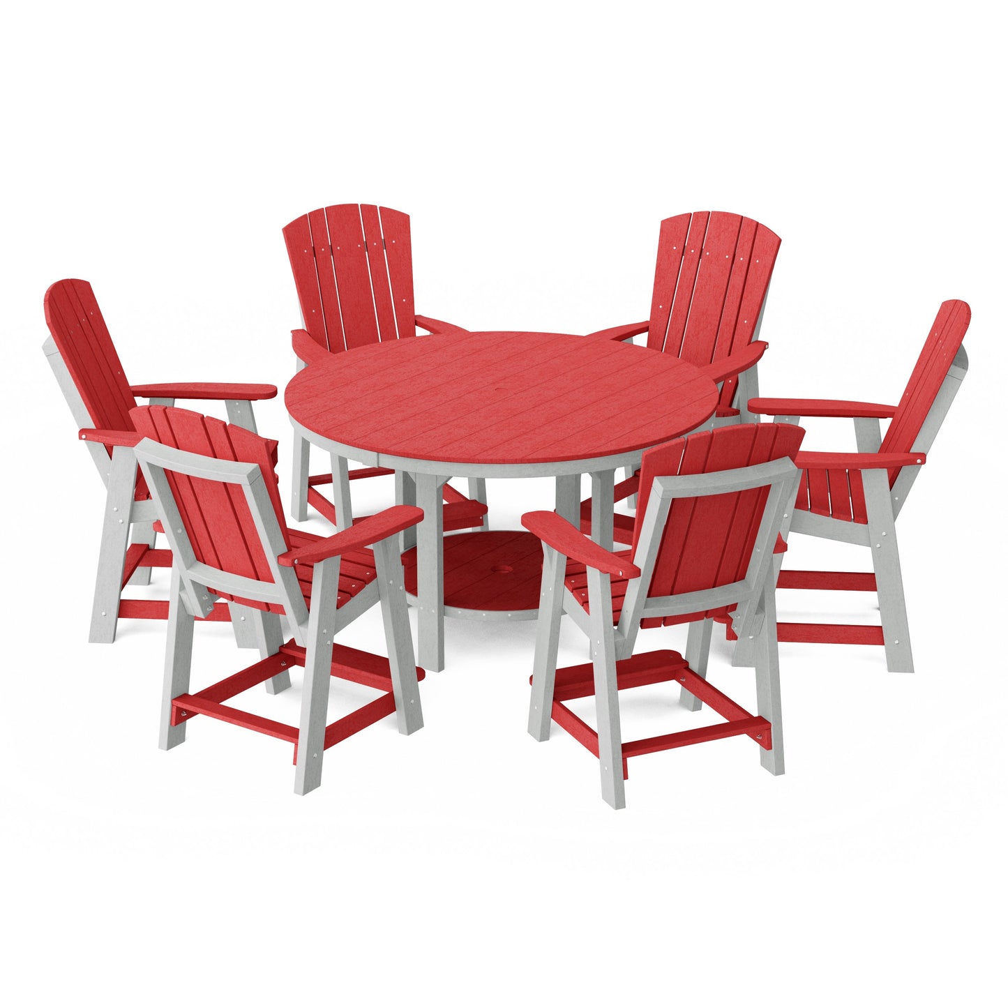 Heritage 7-Piece Round Counter Height Dining Set