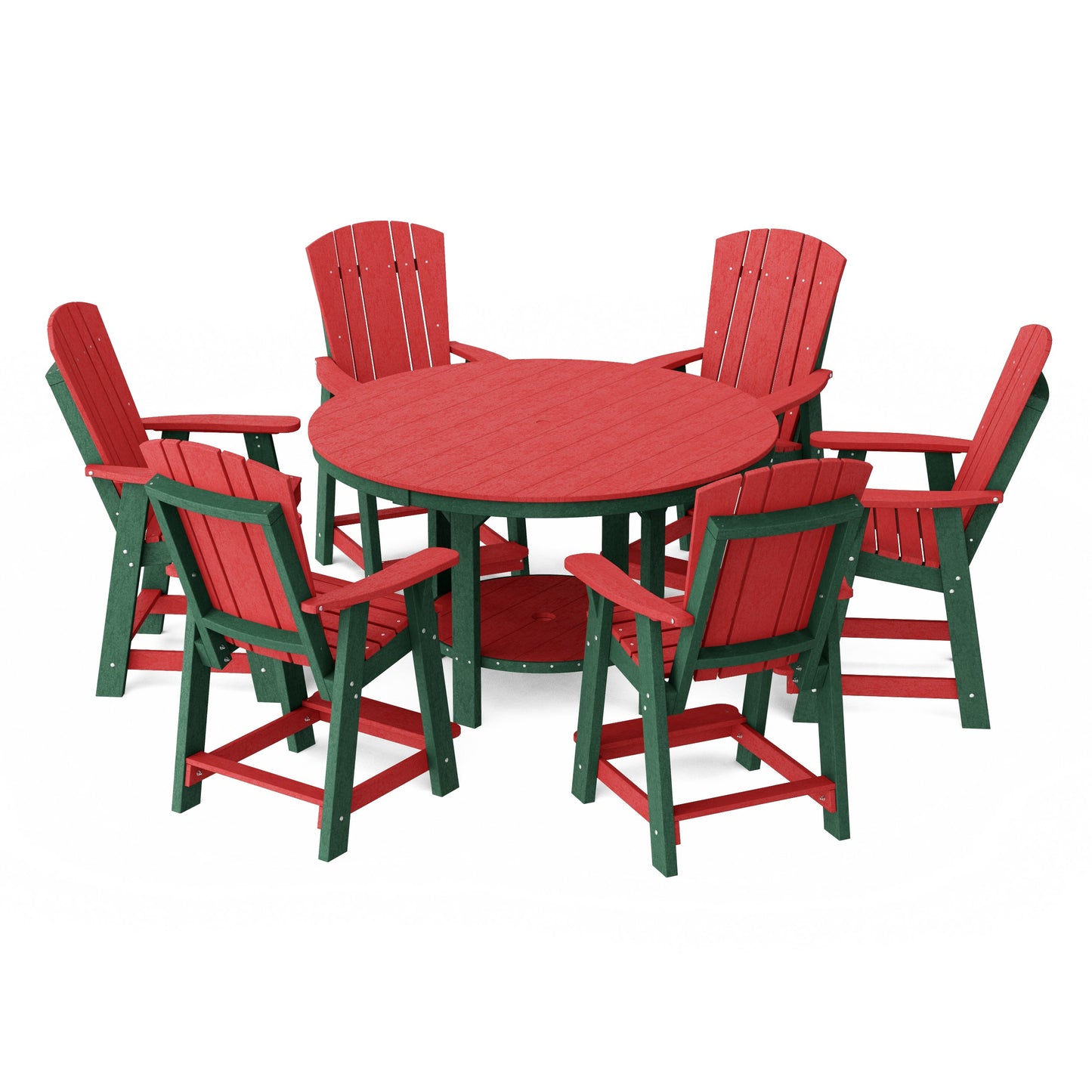 Heritage 7-Piece Round Counter Height Dining Set
