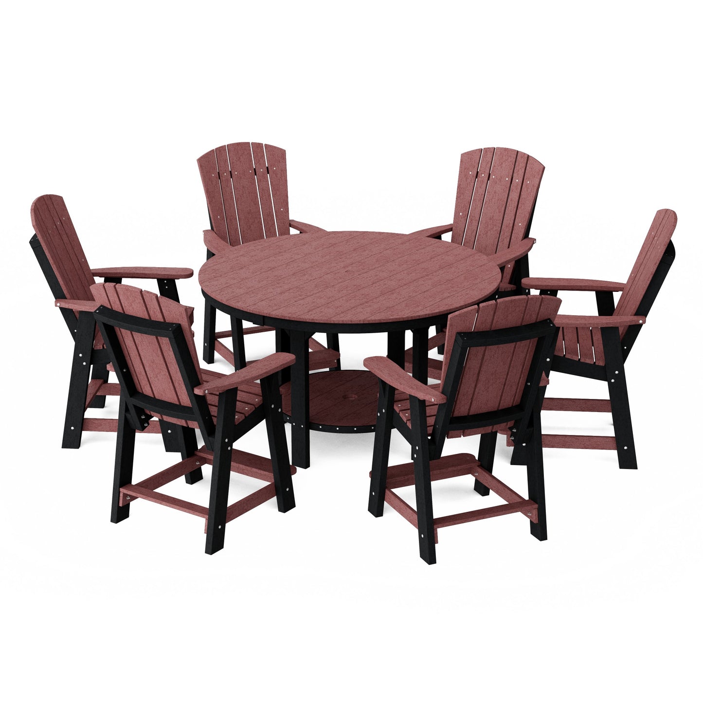 Heritage 7-Piece Round Counter Height Dining Set