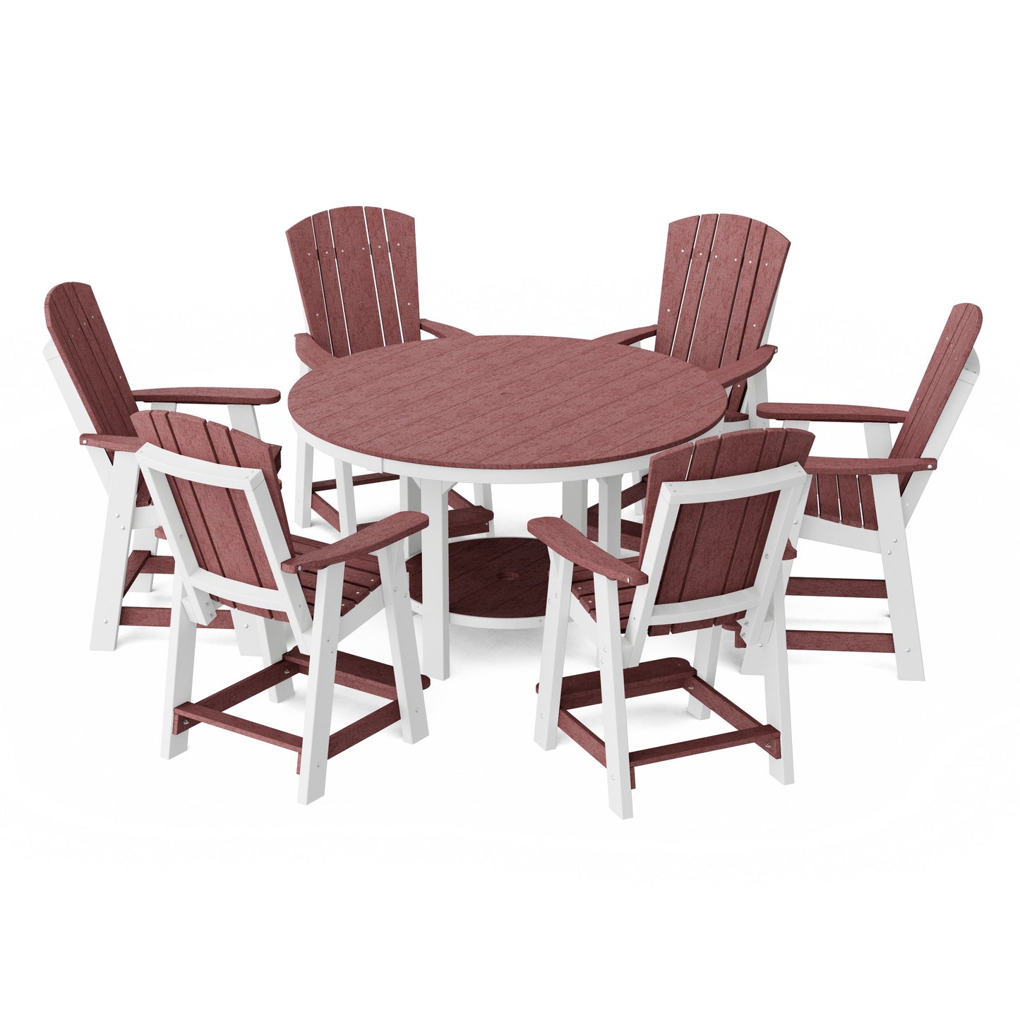 Heritage 7-Piece Round Counter Height Dining Set