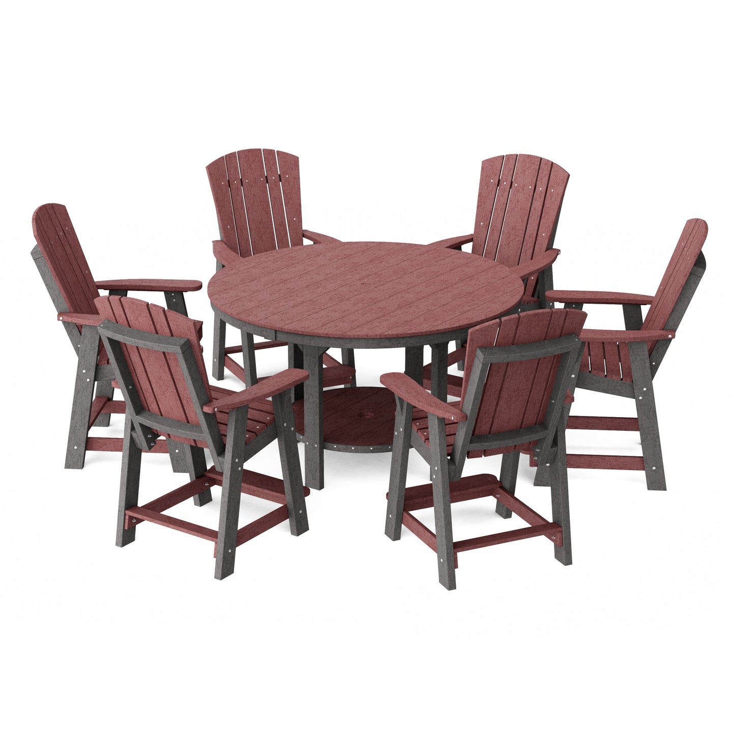 Heritage 7-Piece Round Counter Height Dining Set