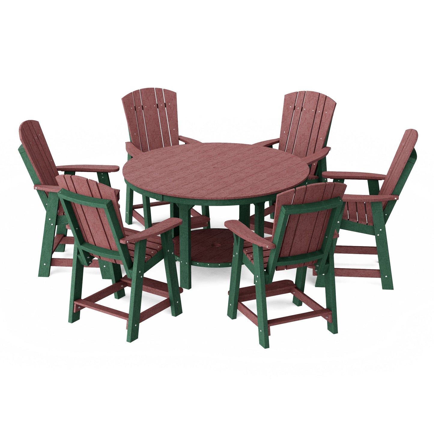 Heritage 7-Piece Round Counter Height Dining Set