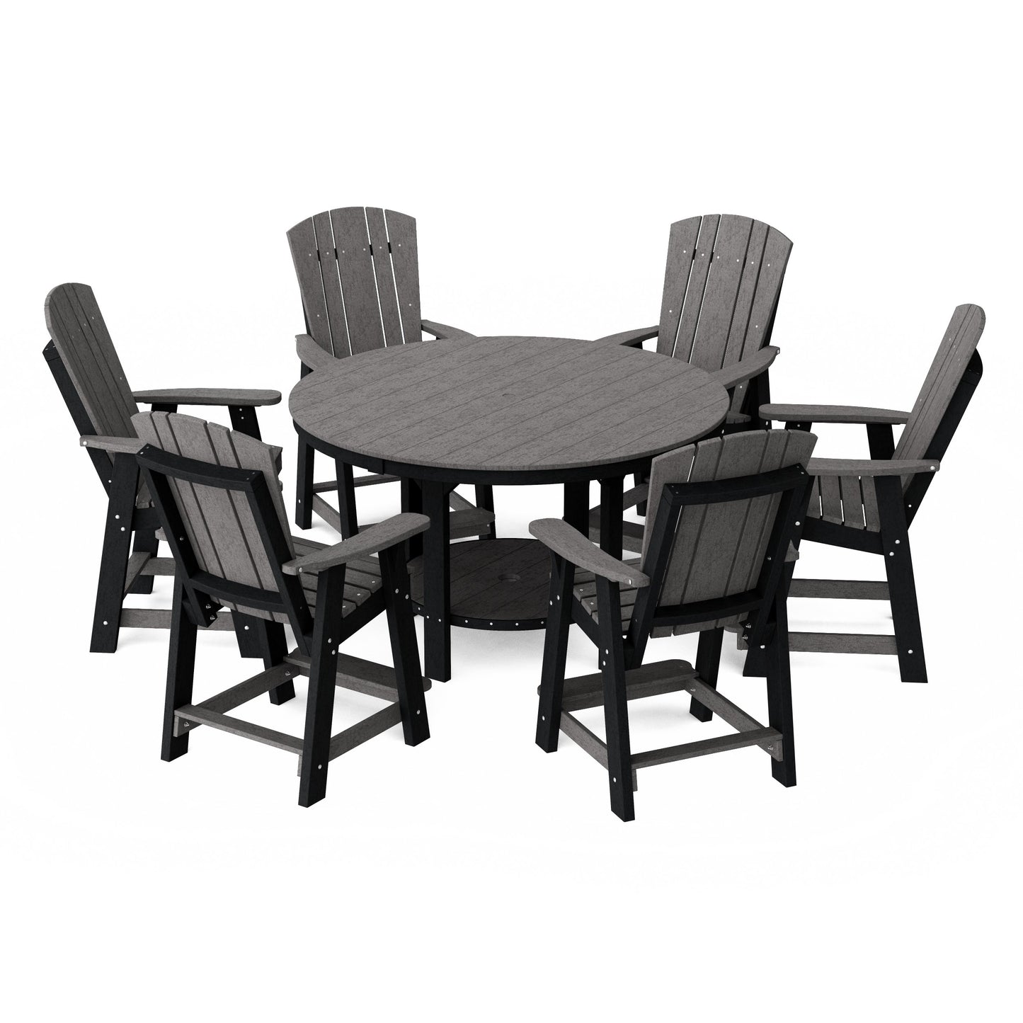 Heritage 7-Piece Round Counter Height Dining Set