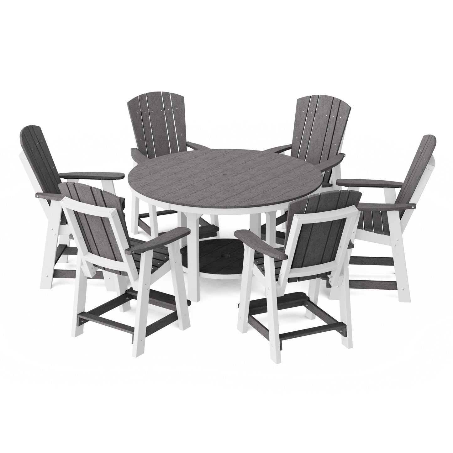 Heritage 7-Piece Round Counter Height Dining Set