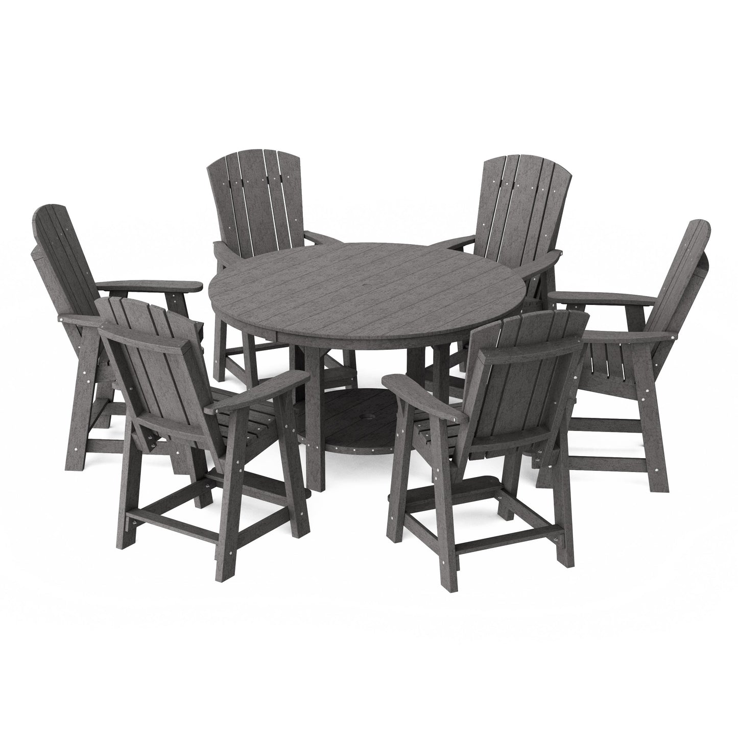 Heritage 7-Piece Round Counter Height Dining Set