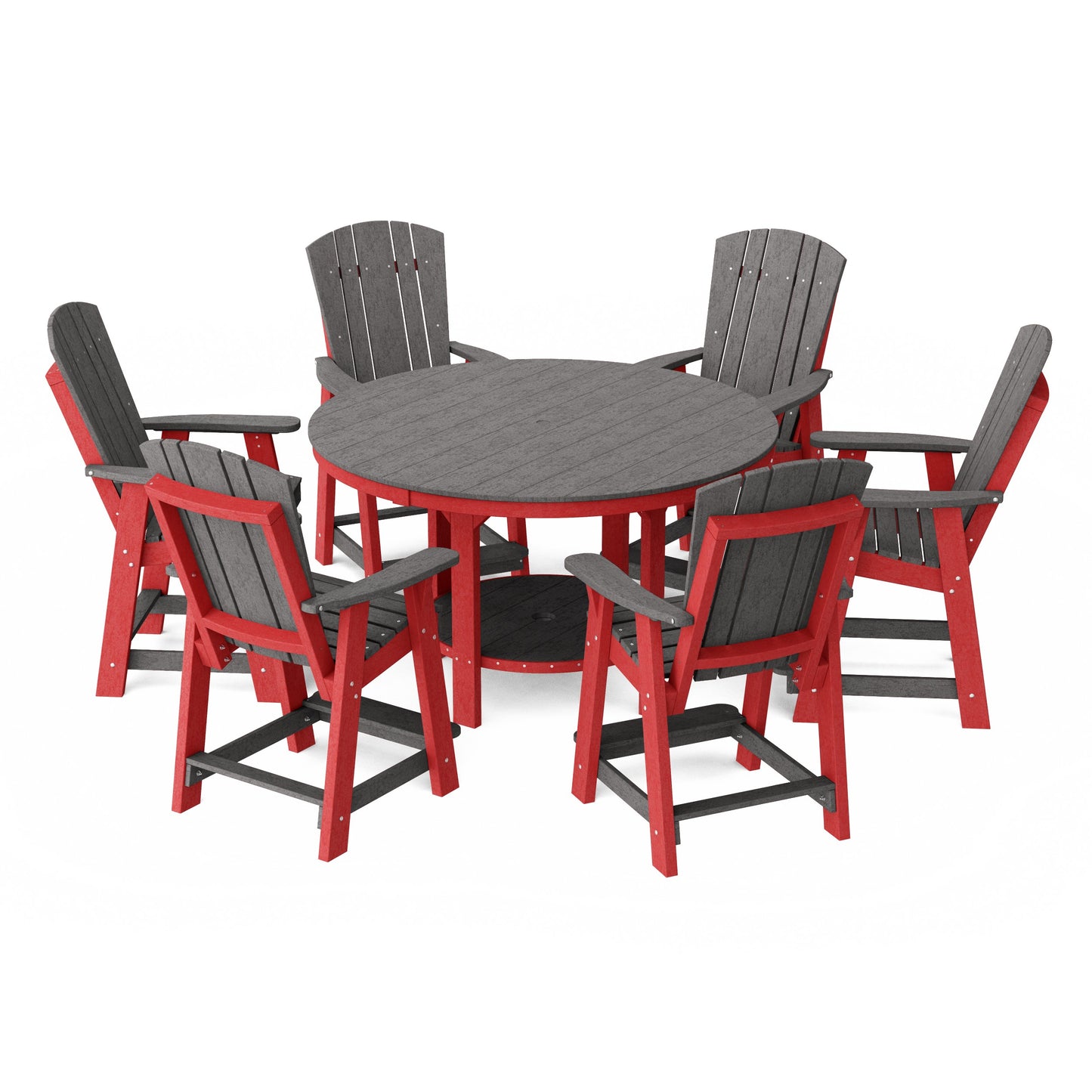 Heritage 7-Piece Round Counter Height Dining Set