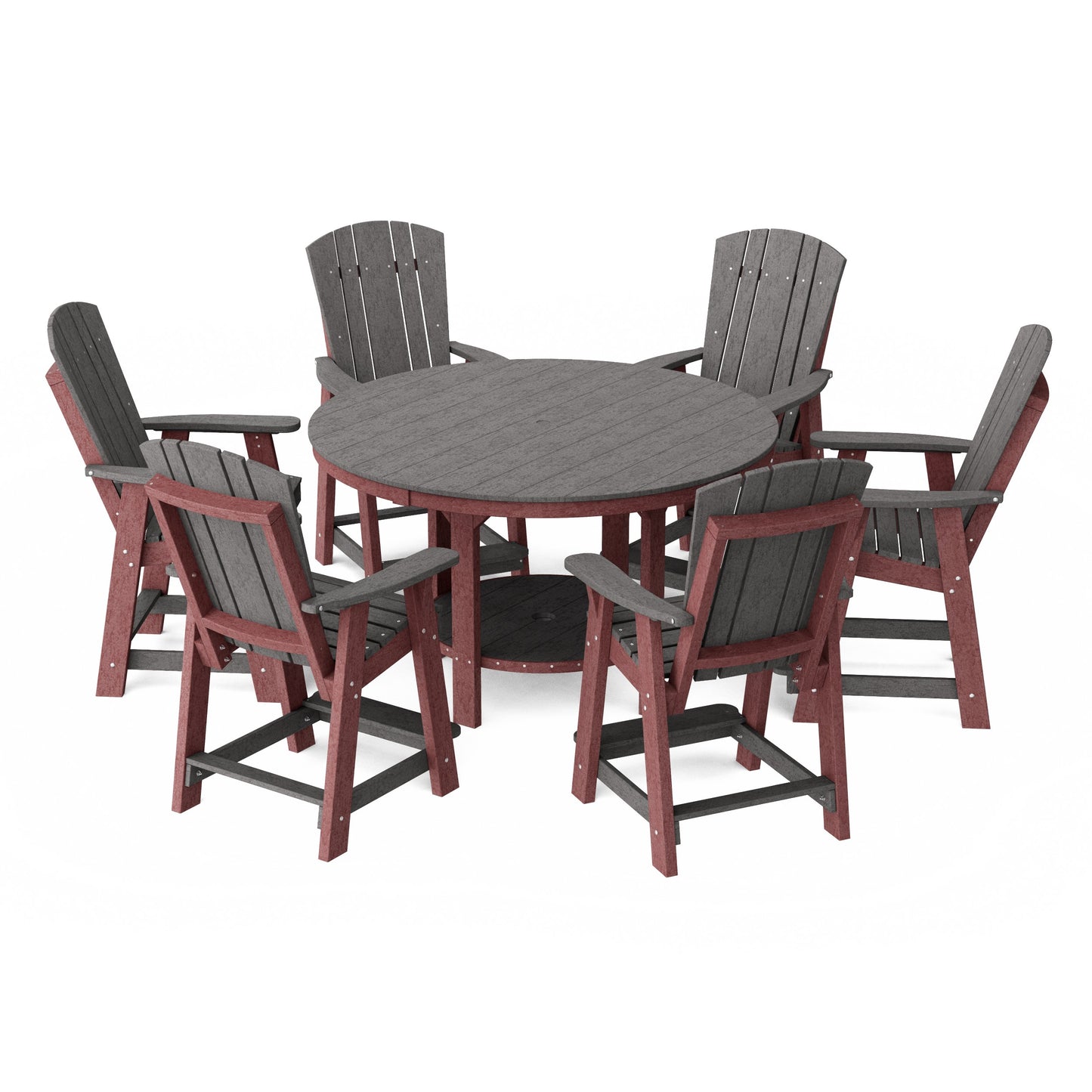 Heritage 7-Piece Round Counter Height Dining Set