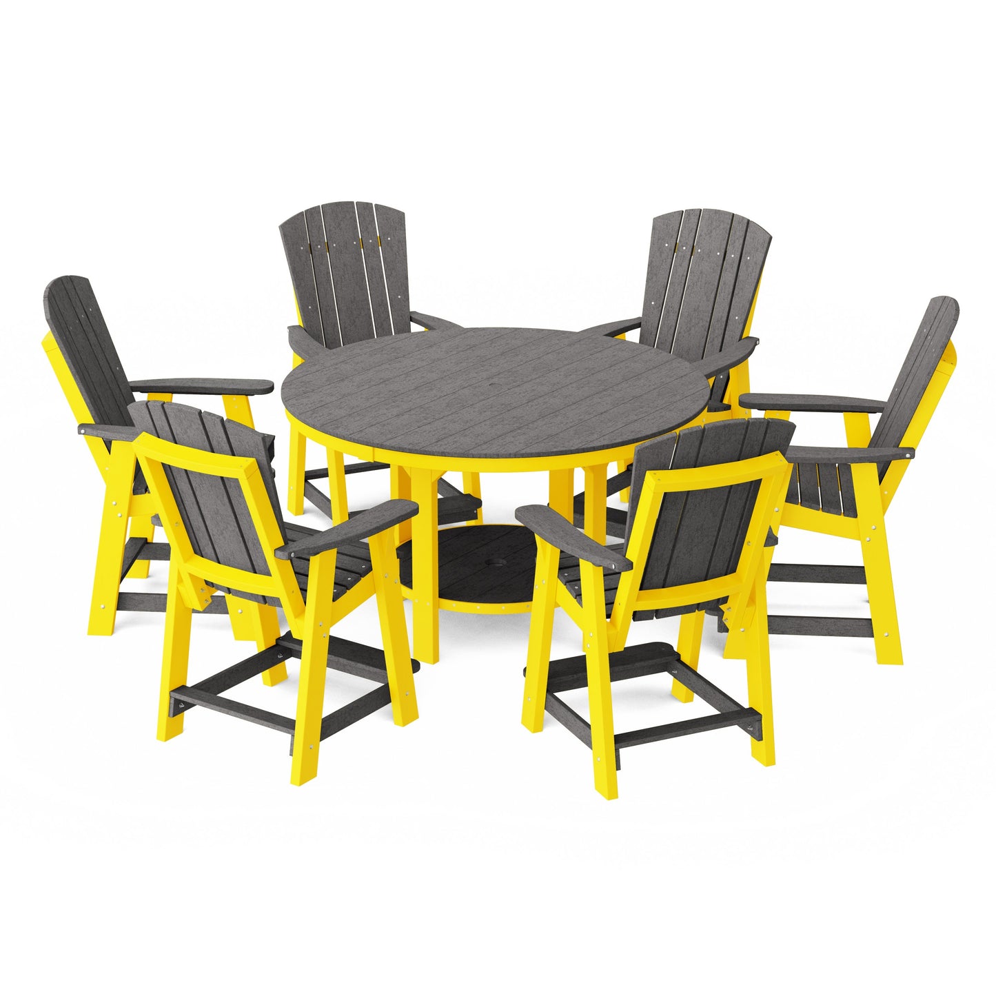 Heritage 7-Piece Round Counter Height Dining Set