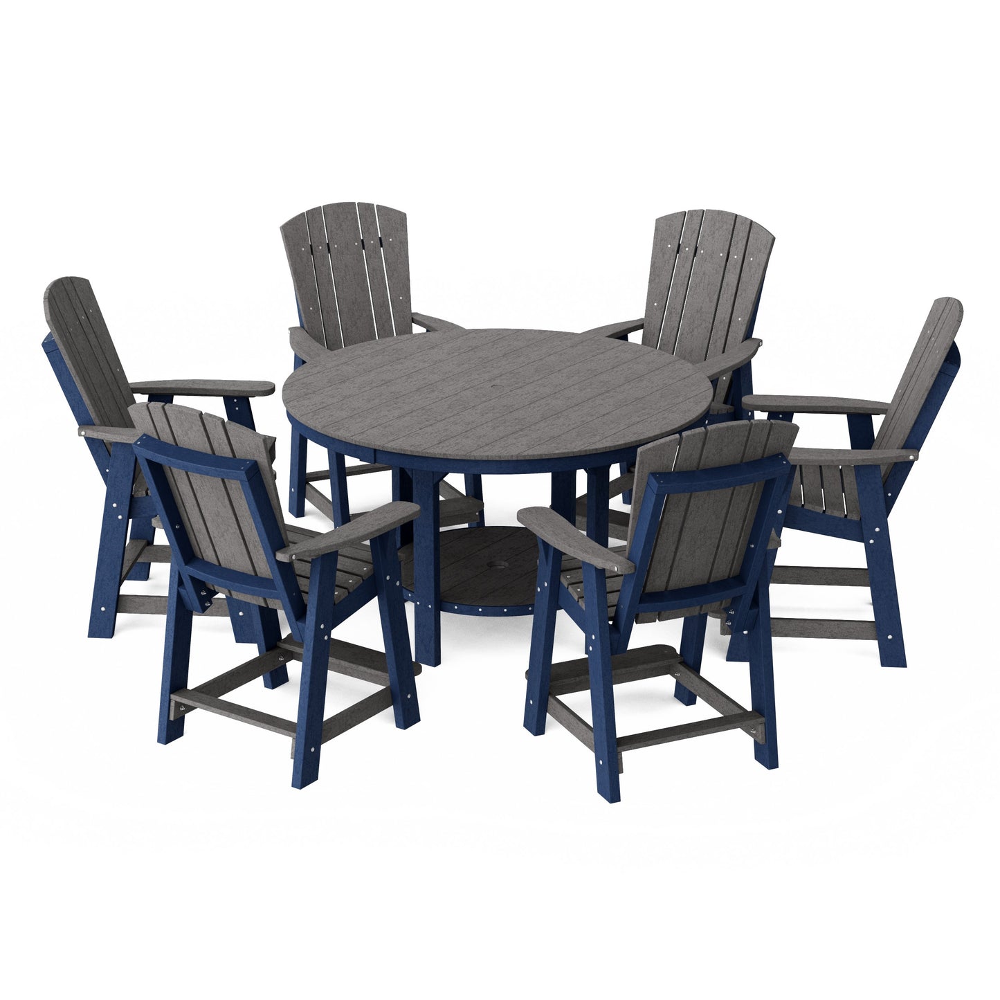 Heritage 7-Piece Round Counter Height Dining Set