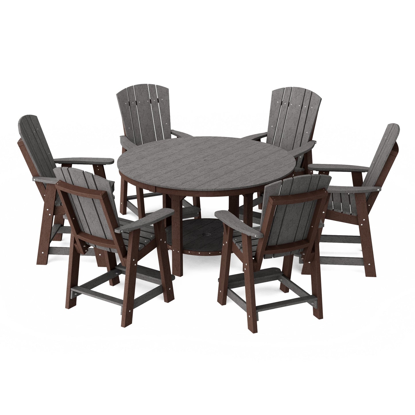 Heritage 7-Piece Round Counter Height Dining Set