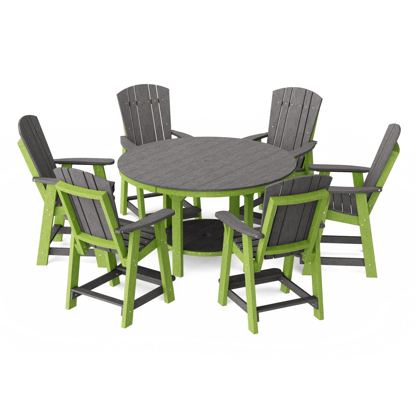 Heritage 7-Piece Round Counter Height Dining Set