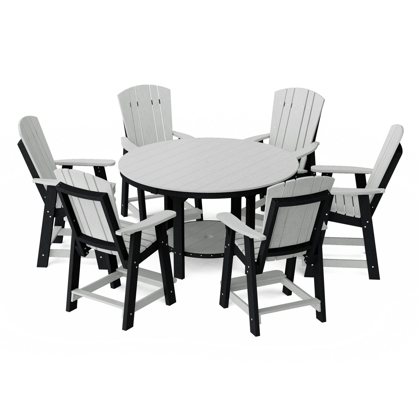 Heritage 7-Piece Round Counter Height Dining Set