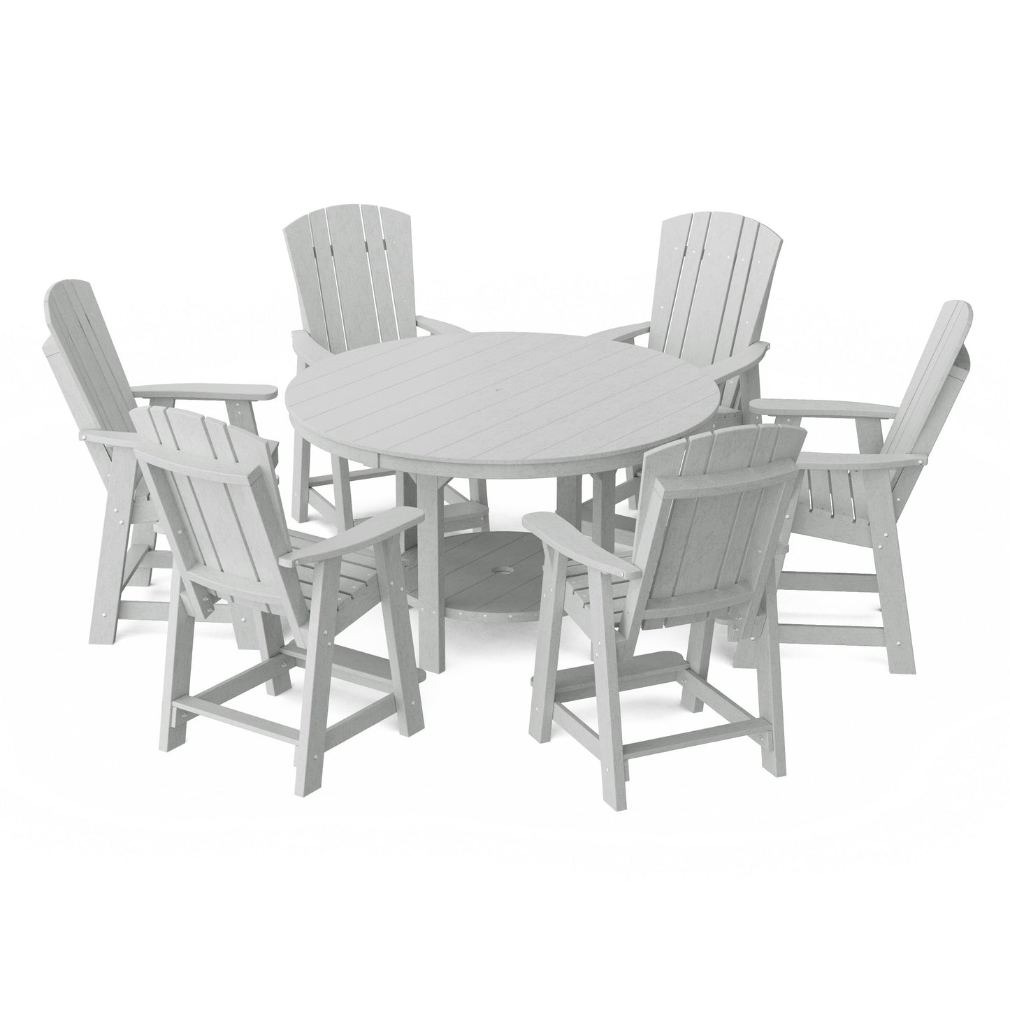 Heritage 7-Piece Round Counter Height Dining Set