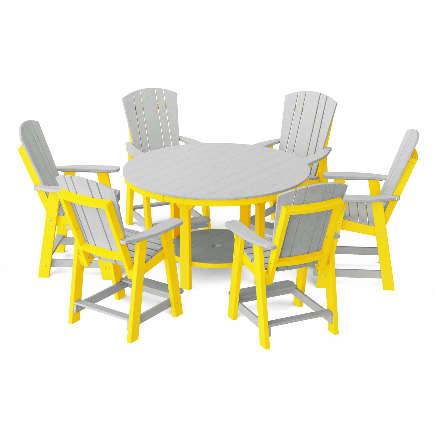 Heritage 7-Piece Round Counter Height Dining Set