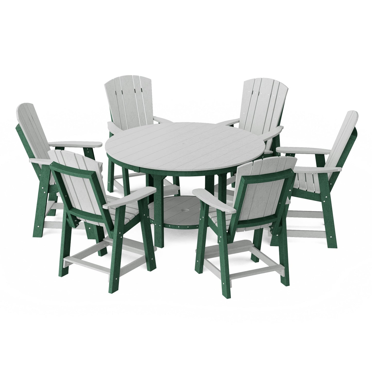 Heritage 7-Piece Round Counter Height Dining Set