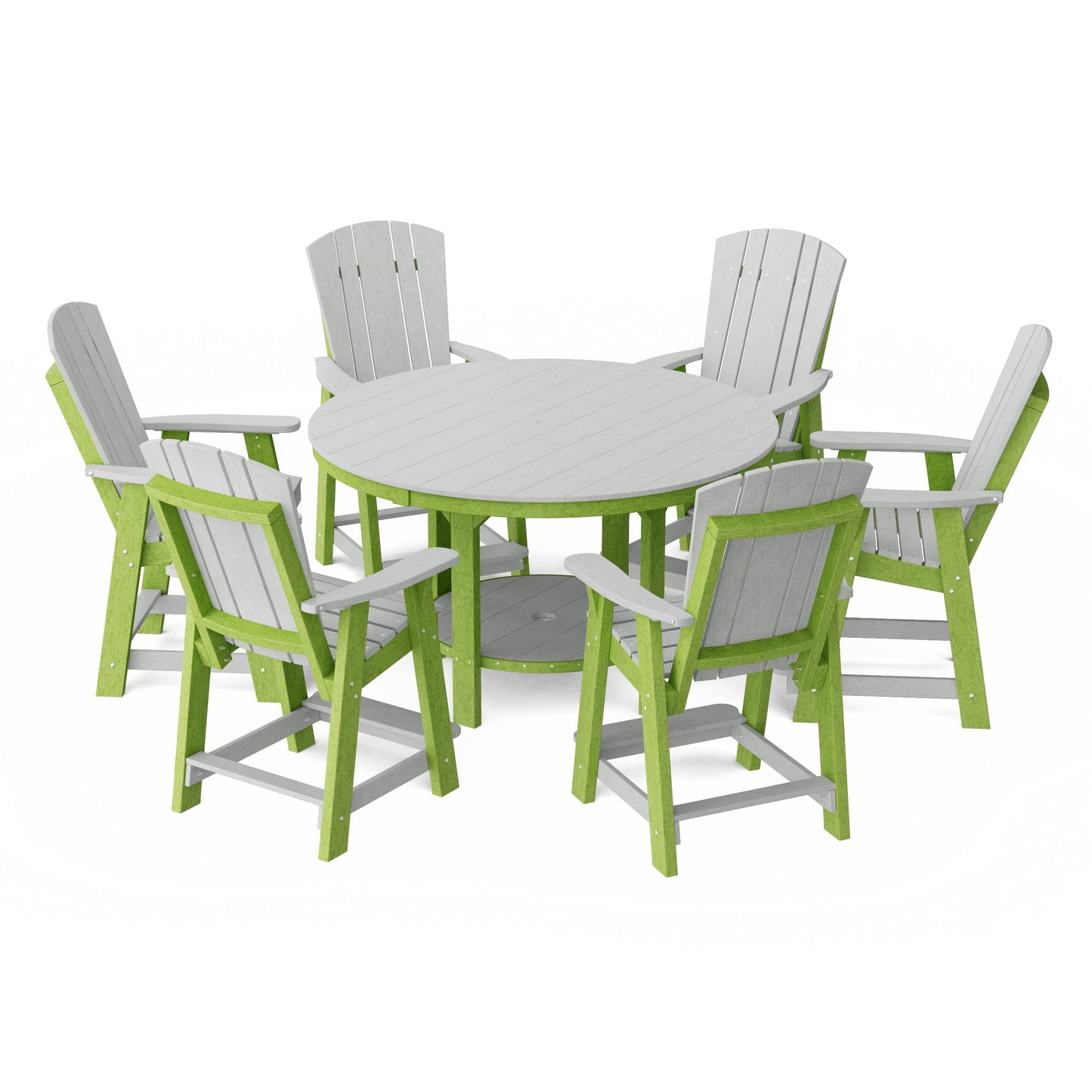 Heritage 7-Piece Round Counter Height Dining Set