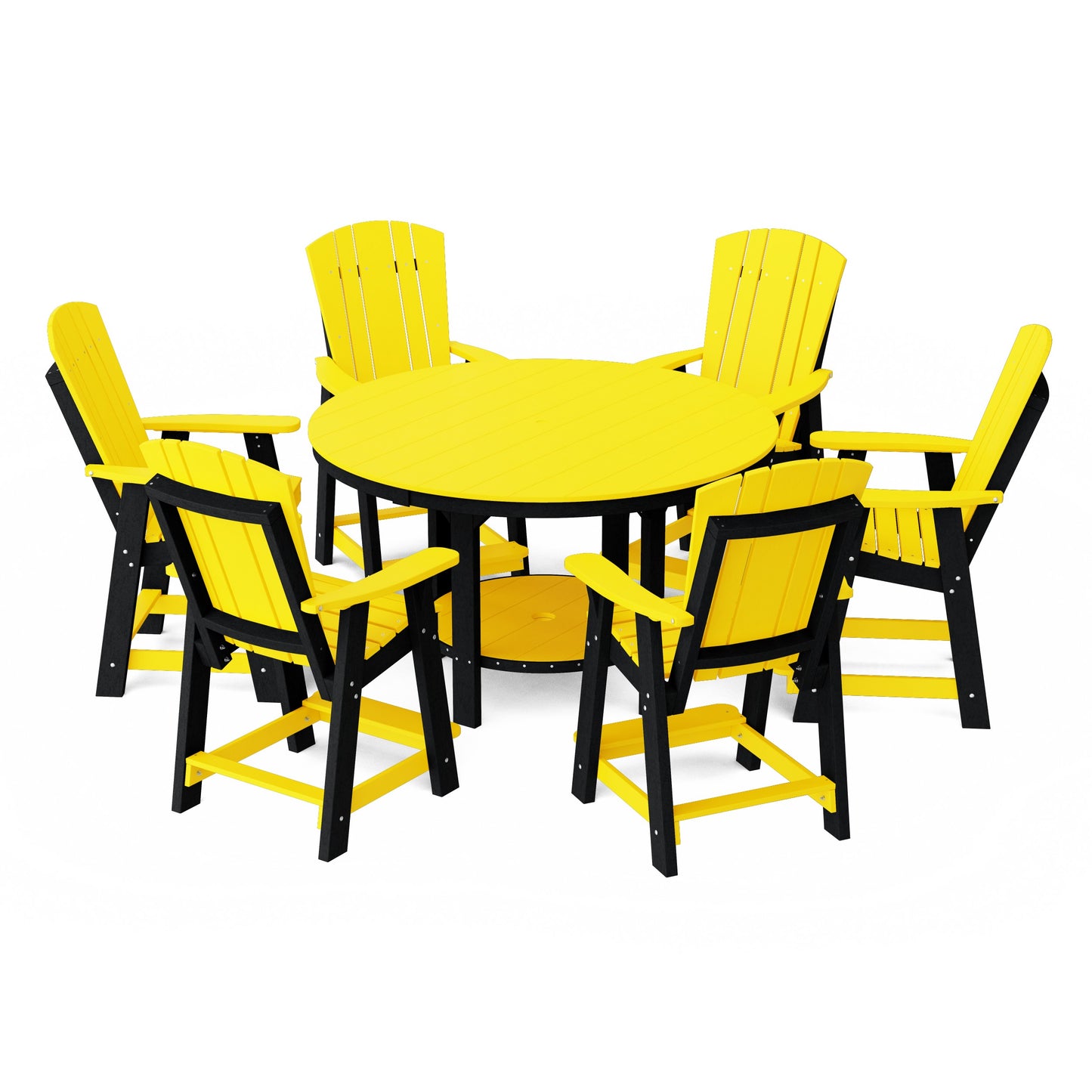 Heritage 7-Piece Round Counter Height Dining Set