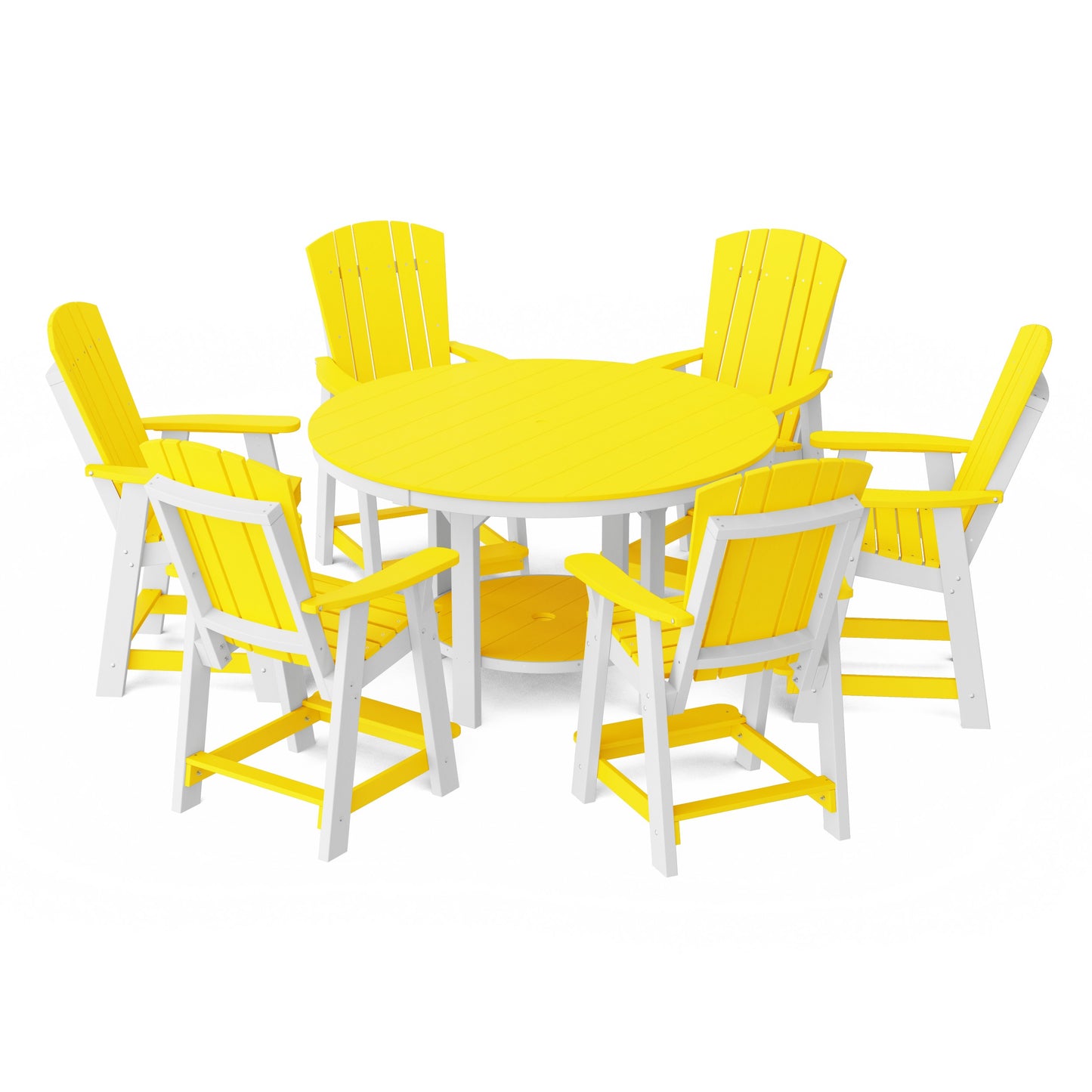 Heritage 7-Piece Round Counter Height Dining Set