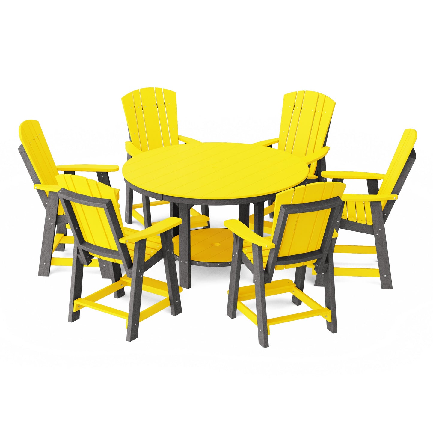 Heritage 7-Piece Round Counter Height Dining Set