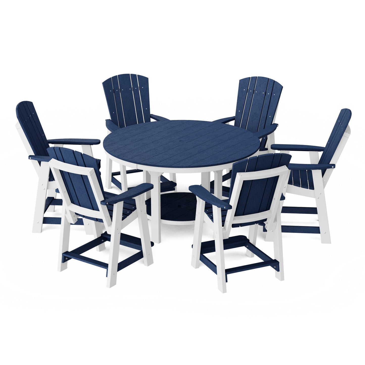 Heritage 7-Piece Round Counter Height Dining Set