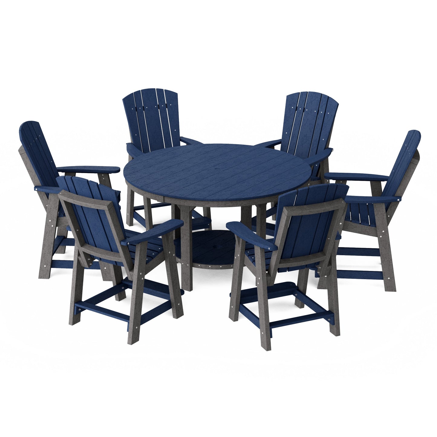 Heritage 7-Piece Round Counter Height Dining Set