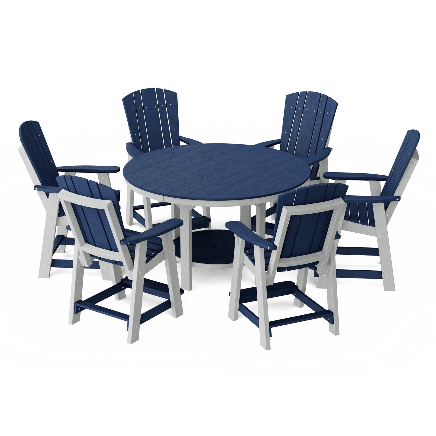 Heritage 7-Piece Round Counter Height Dining Set