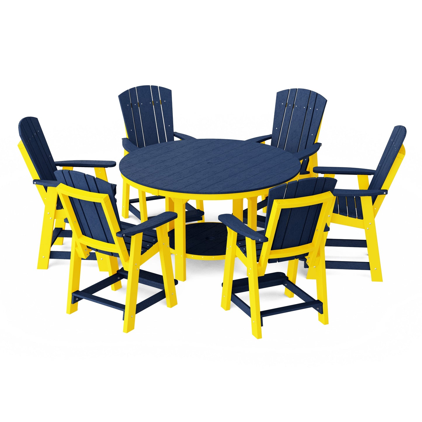 Heritage 7-Piece Round Counter Height Dining Set