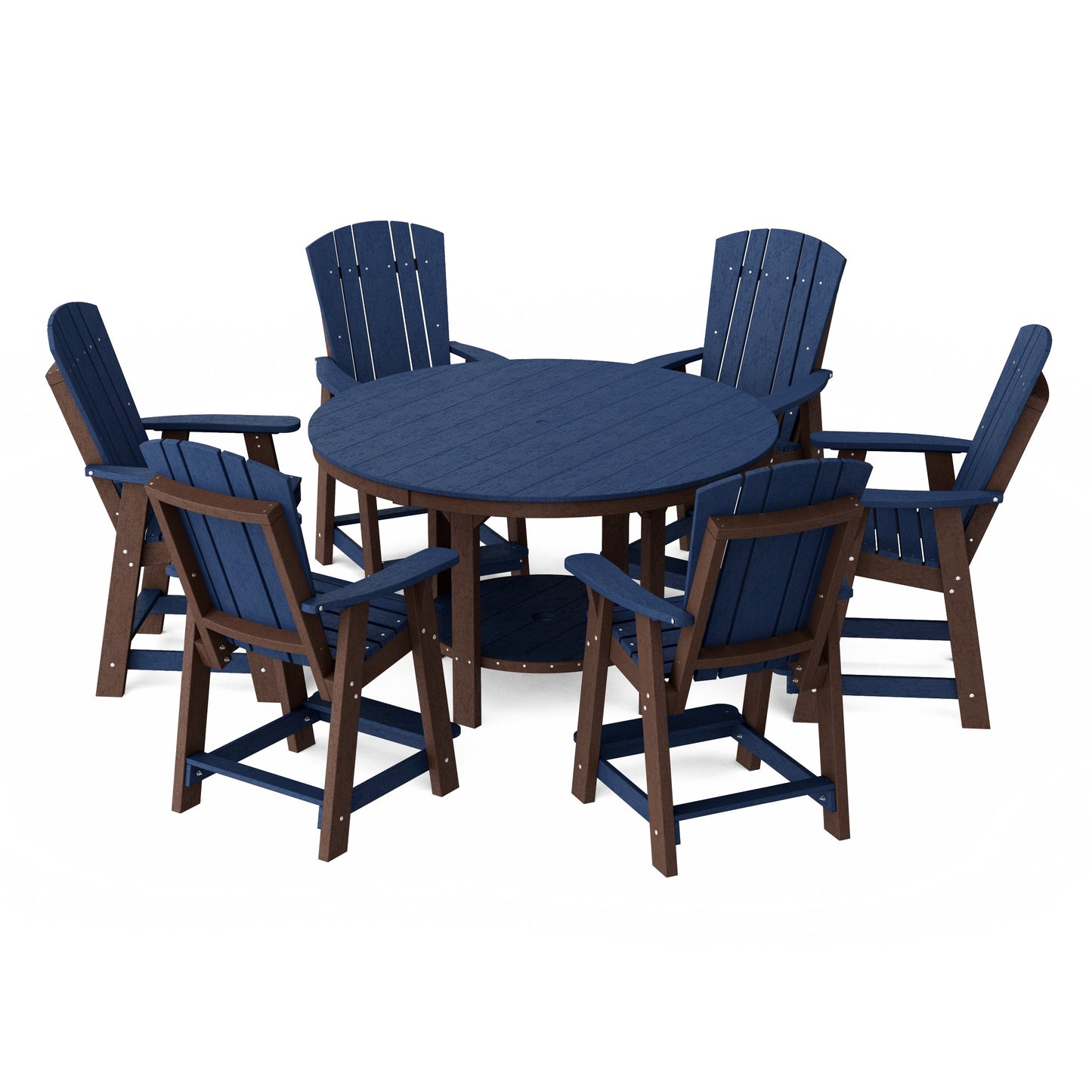 Heritage 7-Piece Round Counter Height Dining Set
