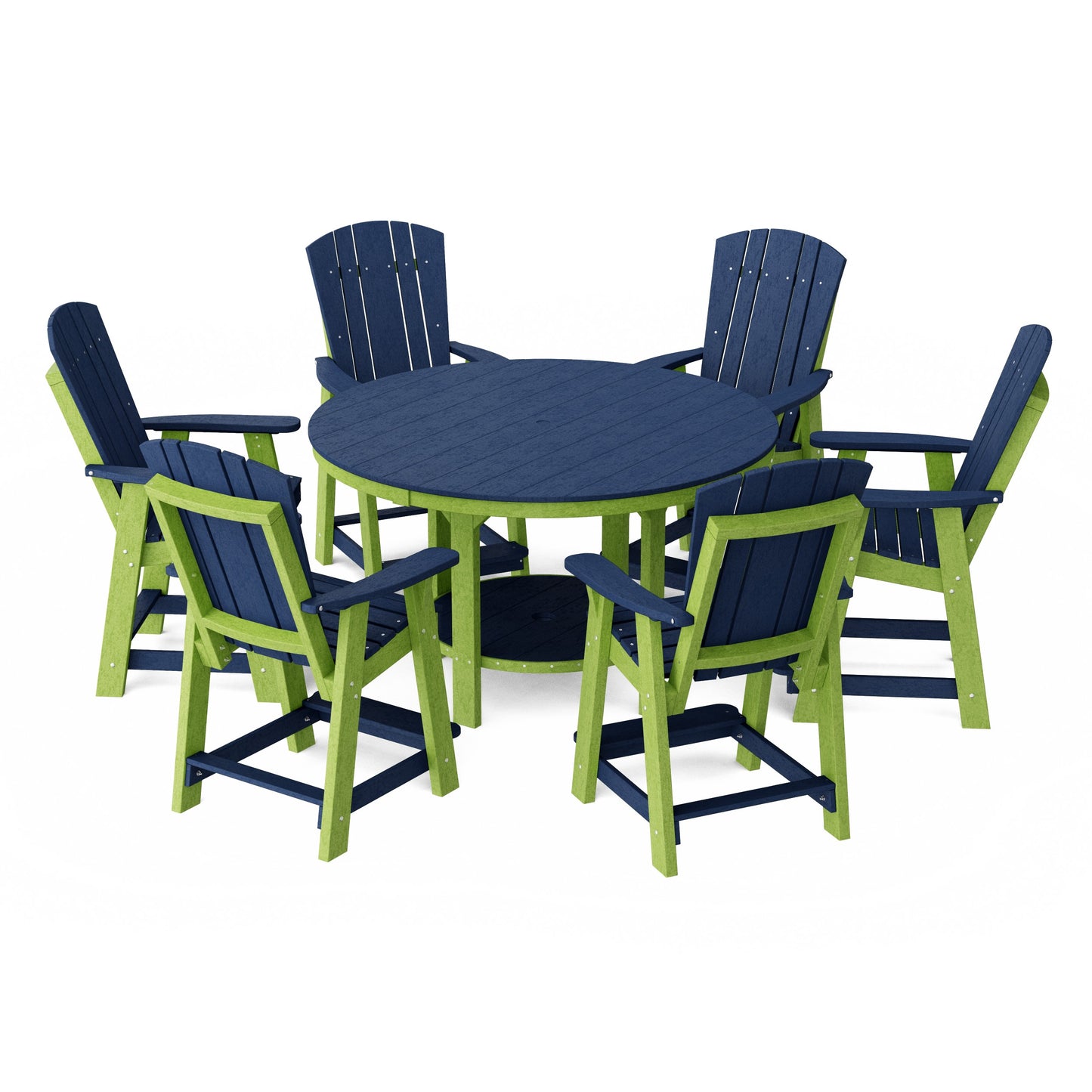 Heritage 7-Piece Round Counter Height Dining Set