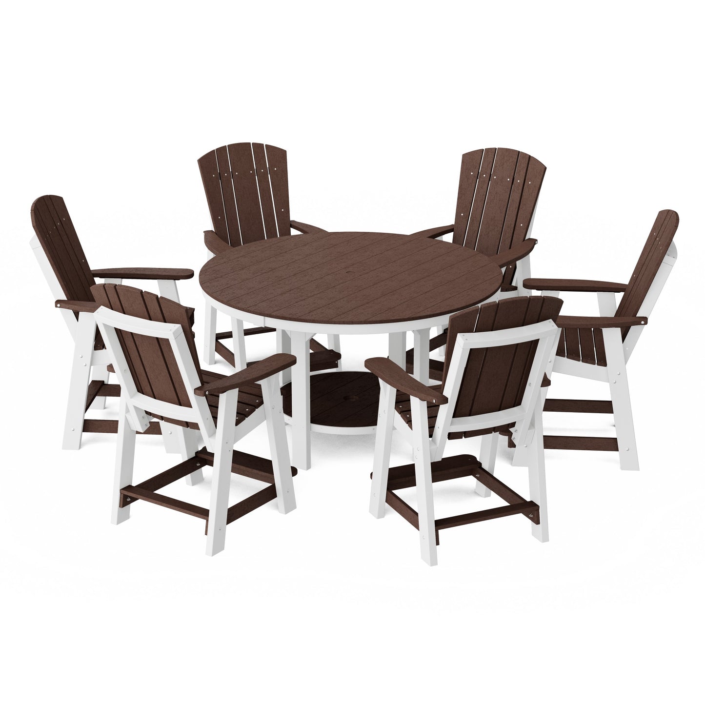 Heritage 7-Piece Round Counter Height Dining Set