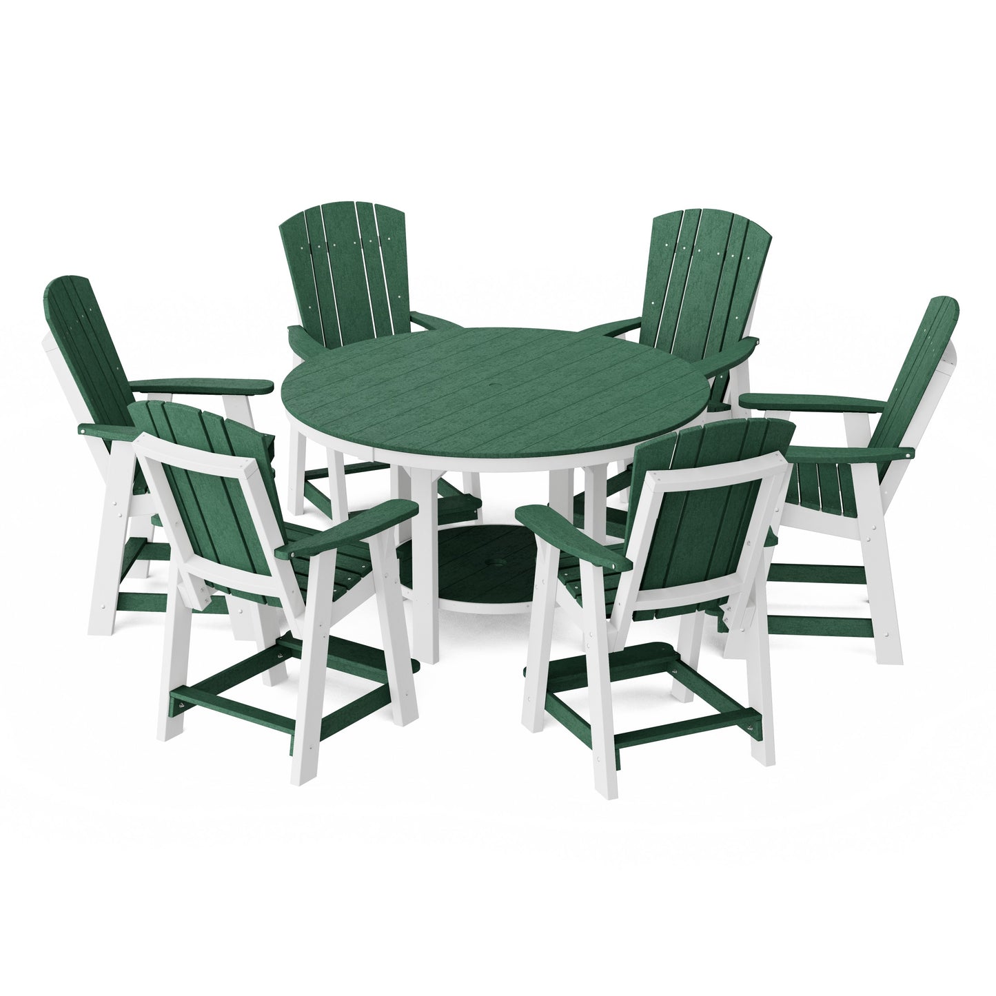 Heritage 7-Piece Round Counter Height Dining Set