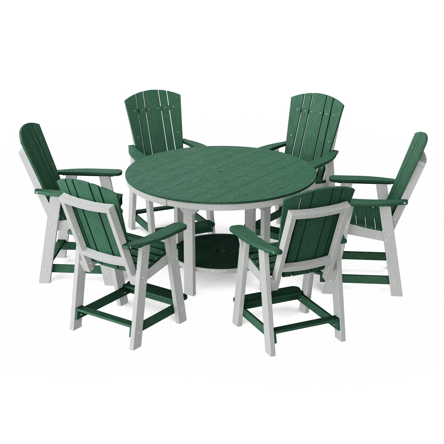 Heritage 7-Piece Round Counter Height Dining Set