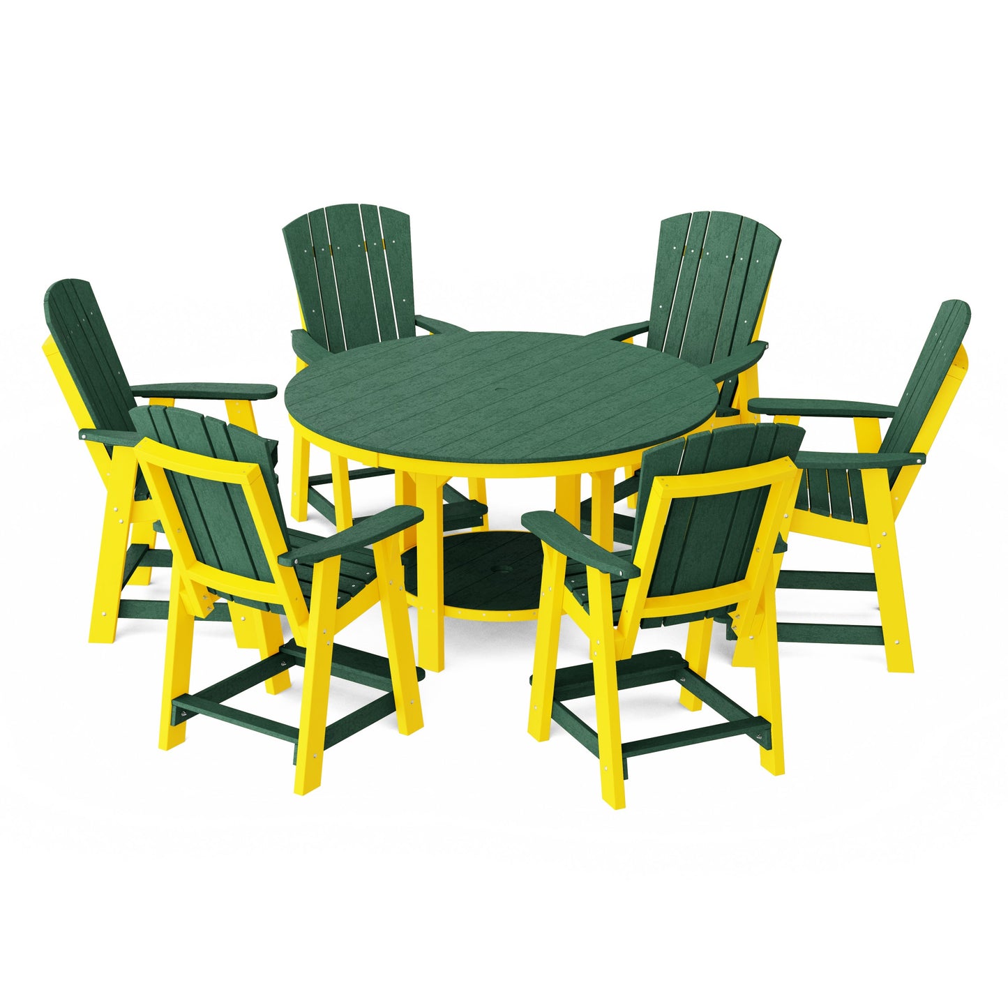 Heritage 7-Piece Round Counter Height Dining Set
