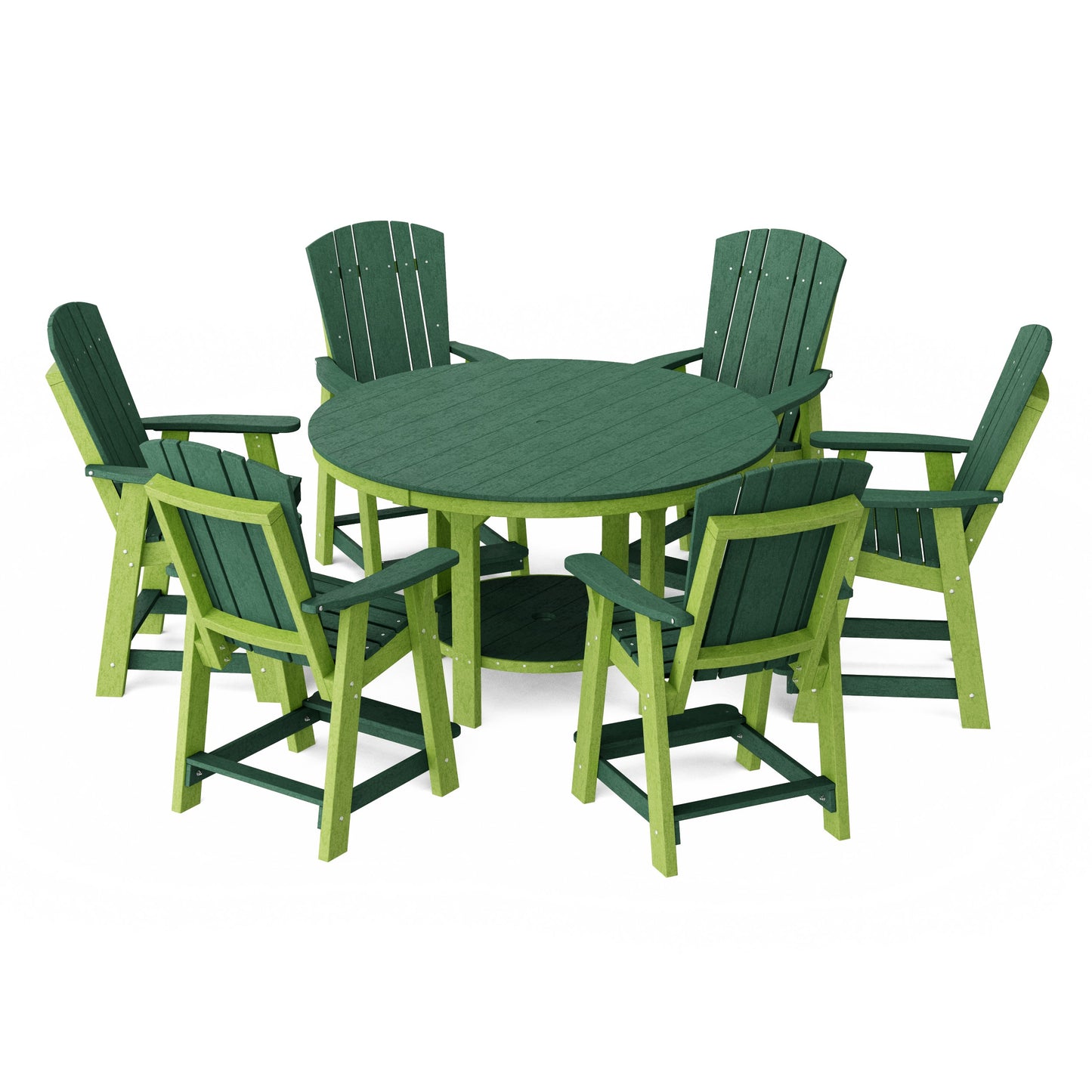 Heritage 7-Piece Round Counter Height Dining Set