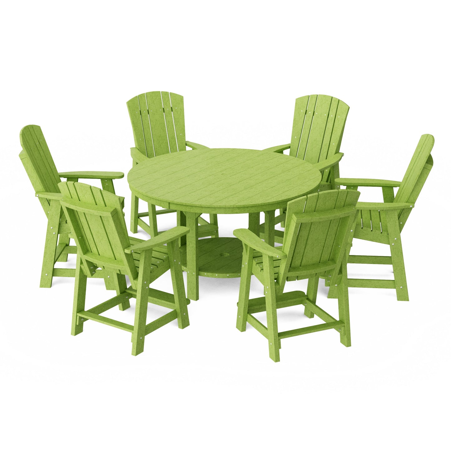 Heritage 7-Piece Round Counter Height Dining Set