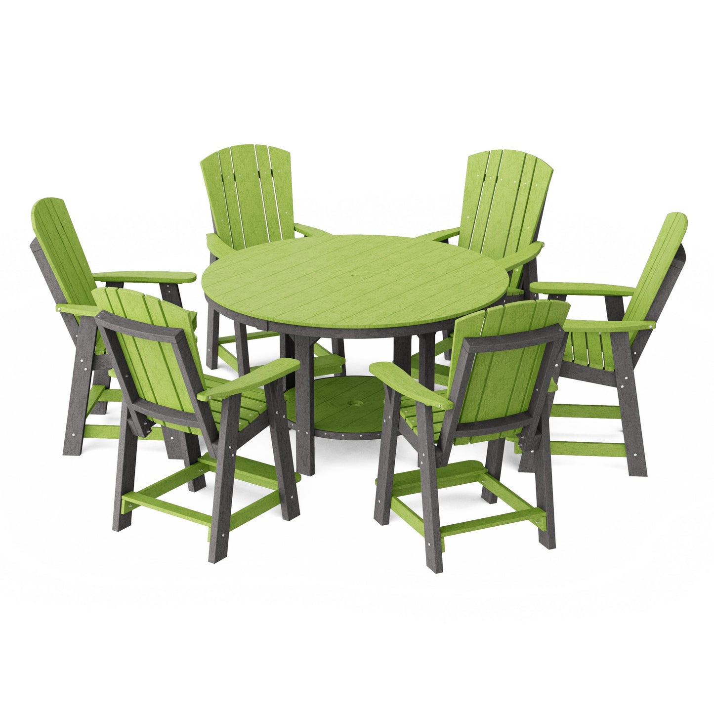 Heritage 7-Piece Round Counter Height Dining Set