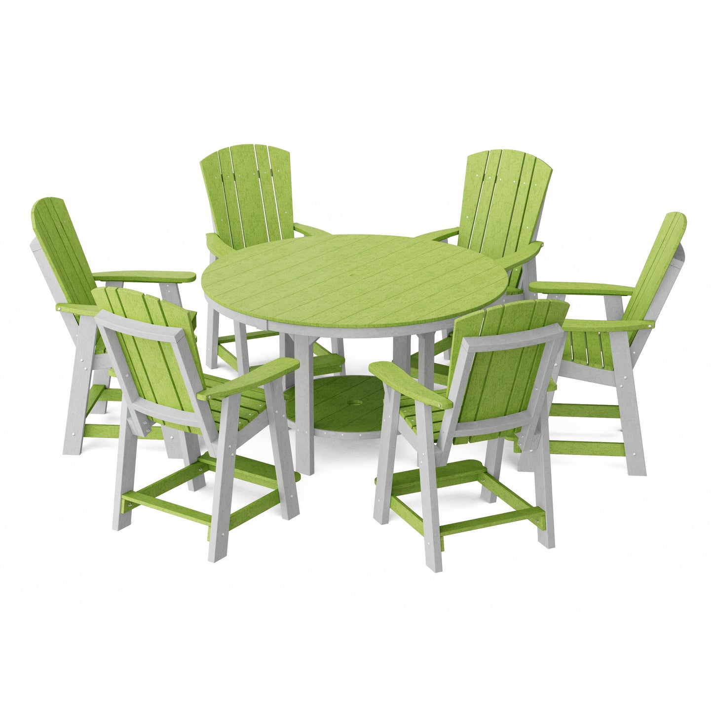 Heritage 7-Piece Round Counter Height Dining Set